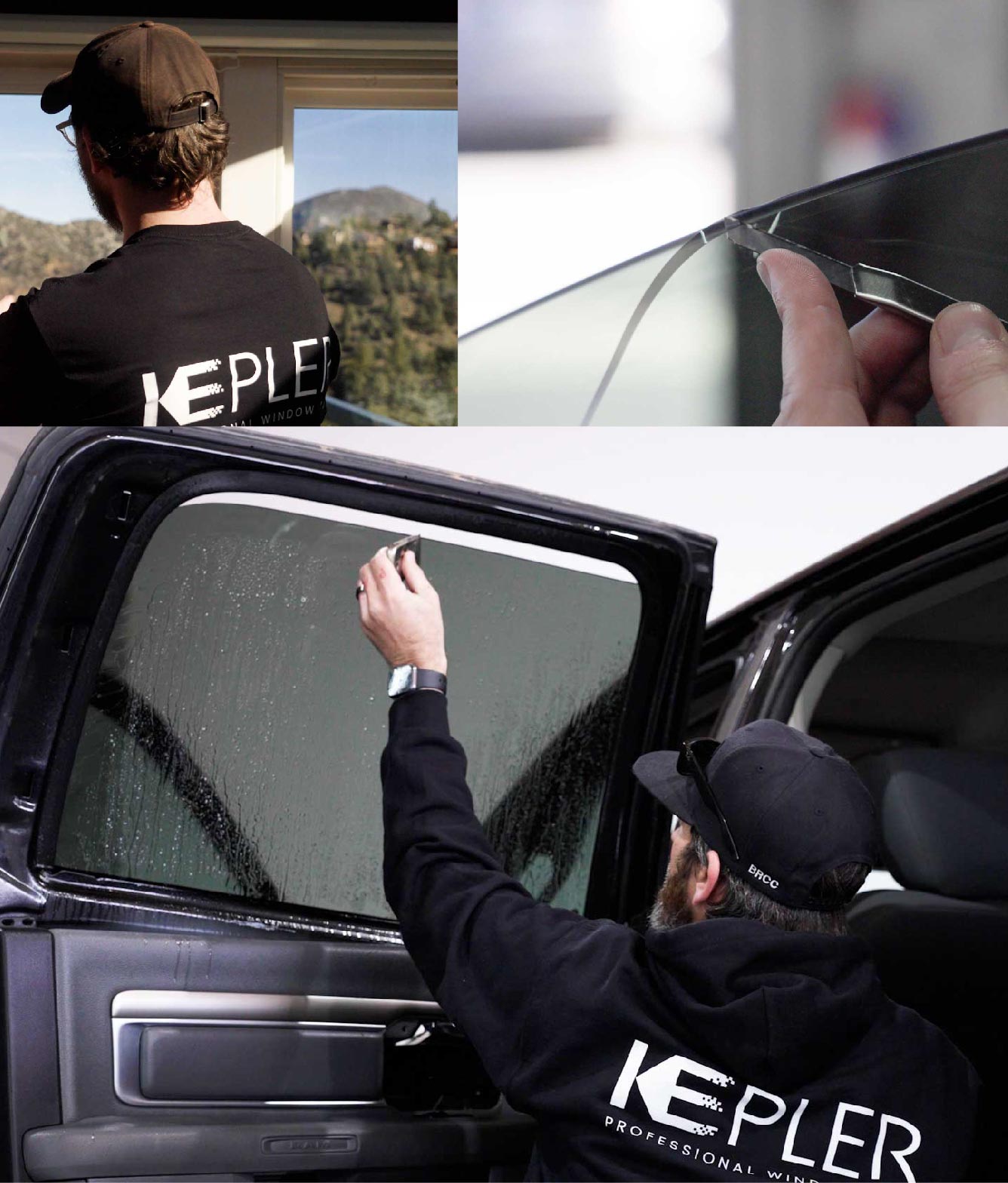 Kepler Window Tinting Specialists at Work in Tulare, California