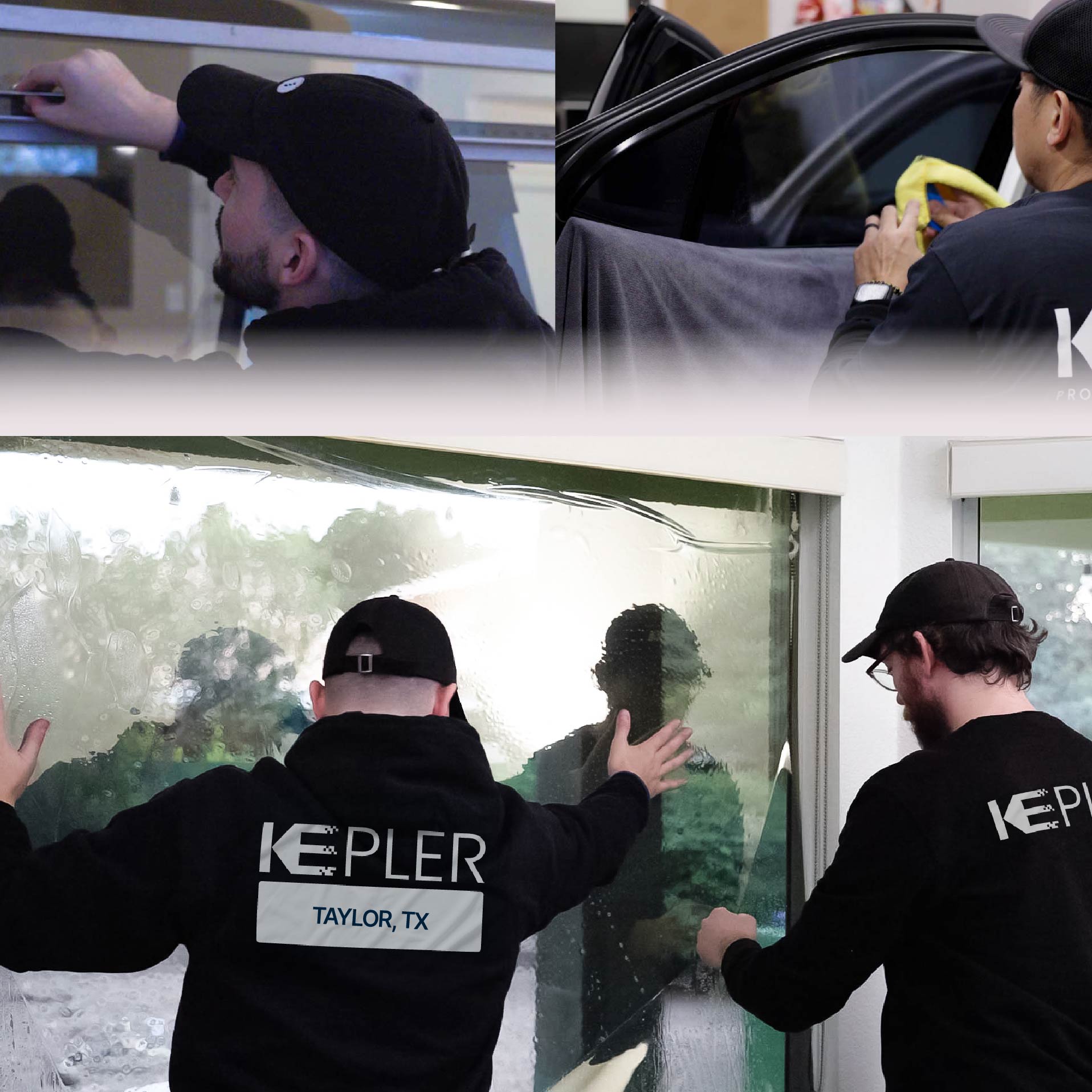 Kepler Specialist Performing Commercial Window Tinting in Taylor Taylor