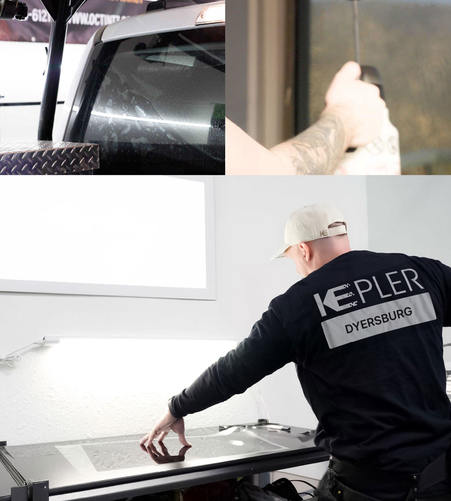 Window Tinting Specialist Cutting Film in Dyersburg, Tennessee