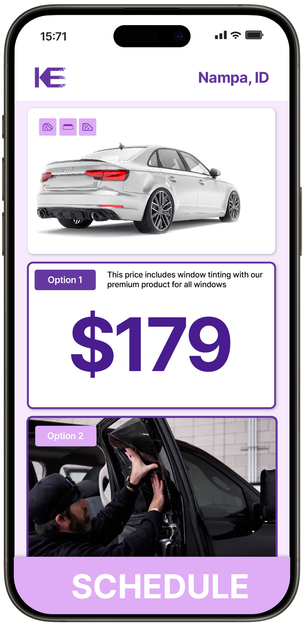 View Competitive Car Window Tinting Rates in Nampa, Idaho