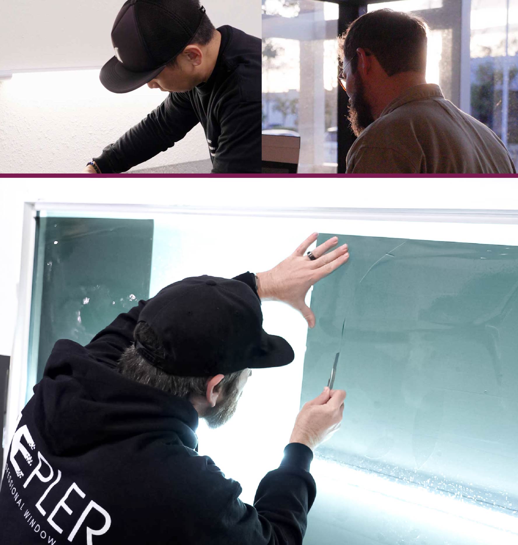 Window Tinting Specialist Cutting Film in Kansas