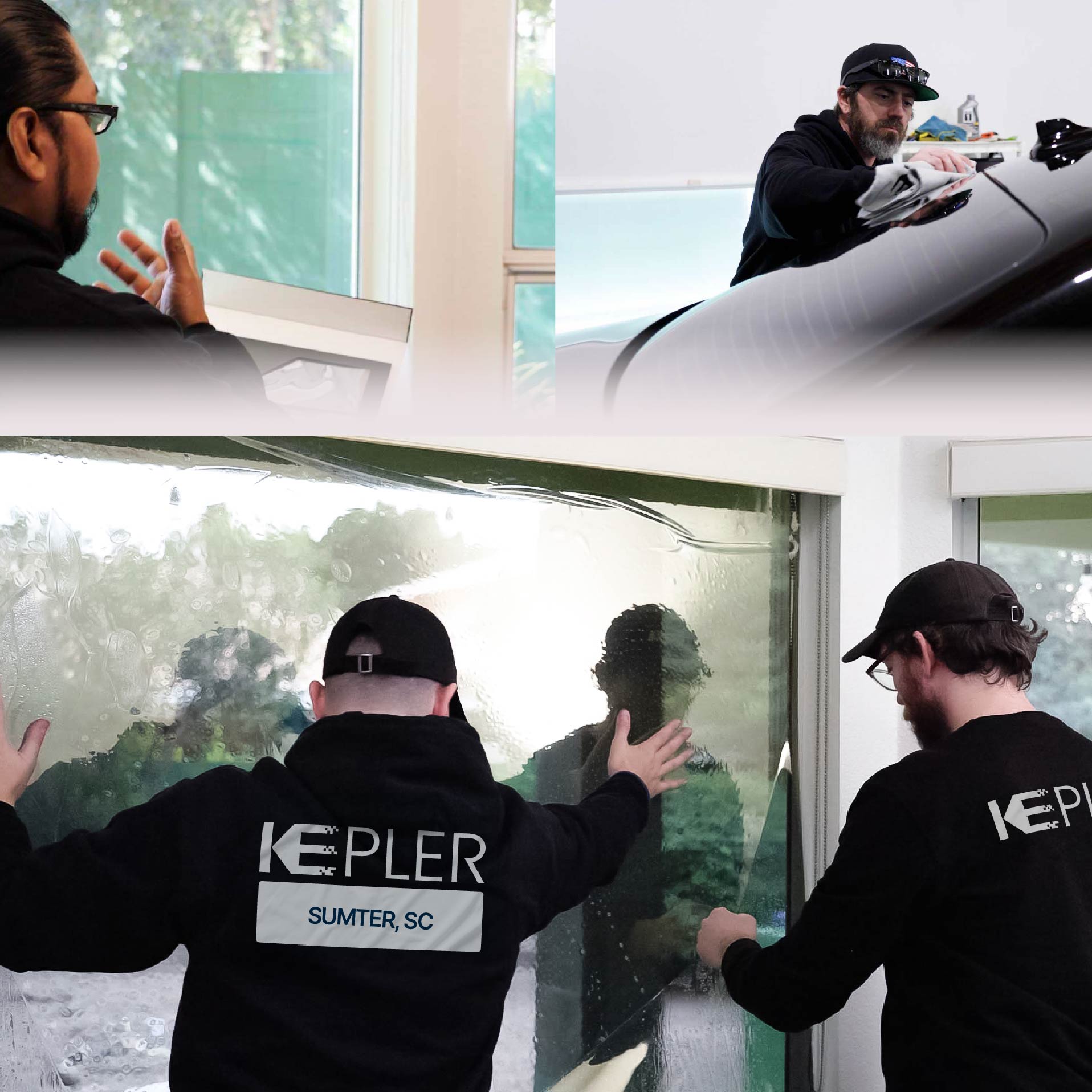 Kepler Specialist Performing Commercial Window Tinting in Sumter Sumter