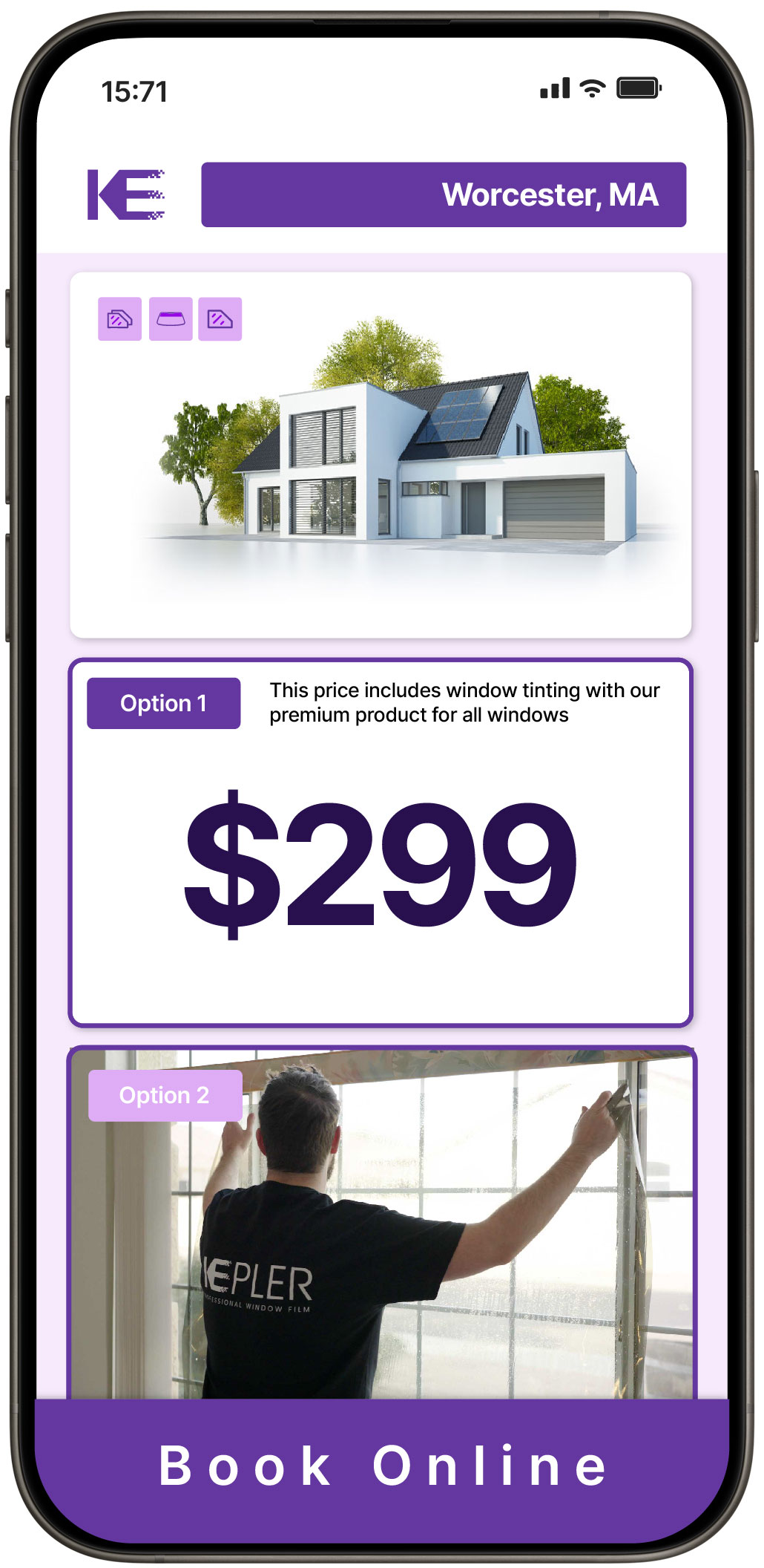 View Competitive Home Window Tinting Costs in Worcester, Massachusetts