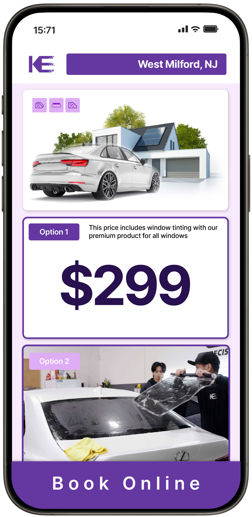 View Competitive Window Tinting Prices in West Milford, New Jersey
