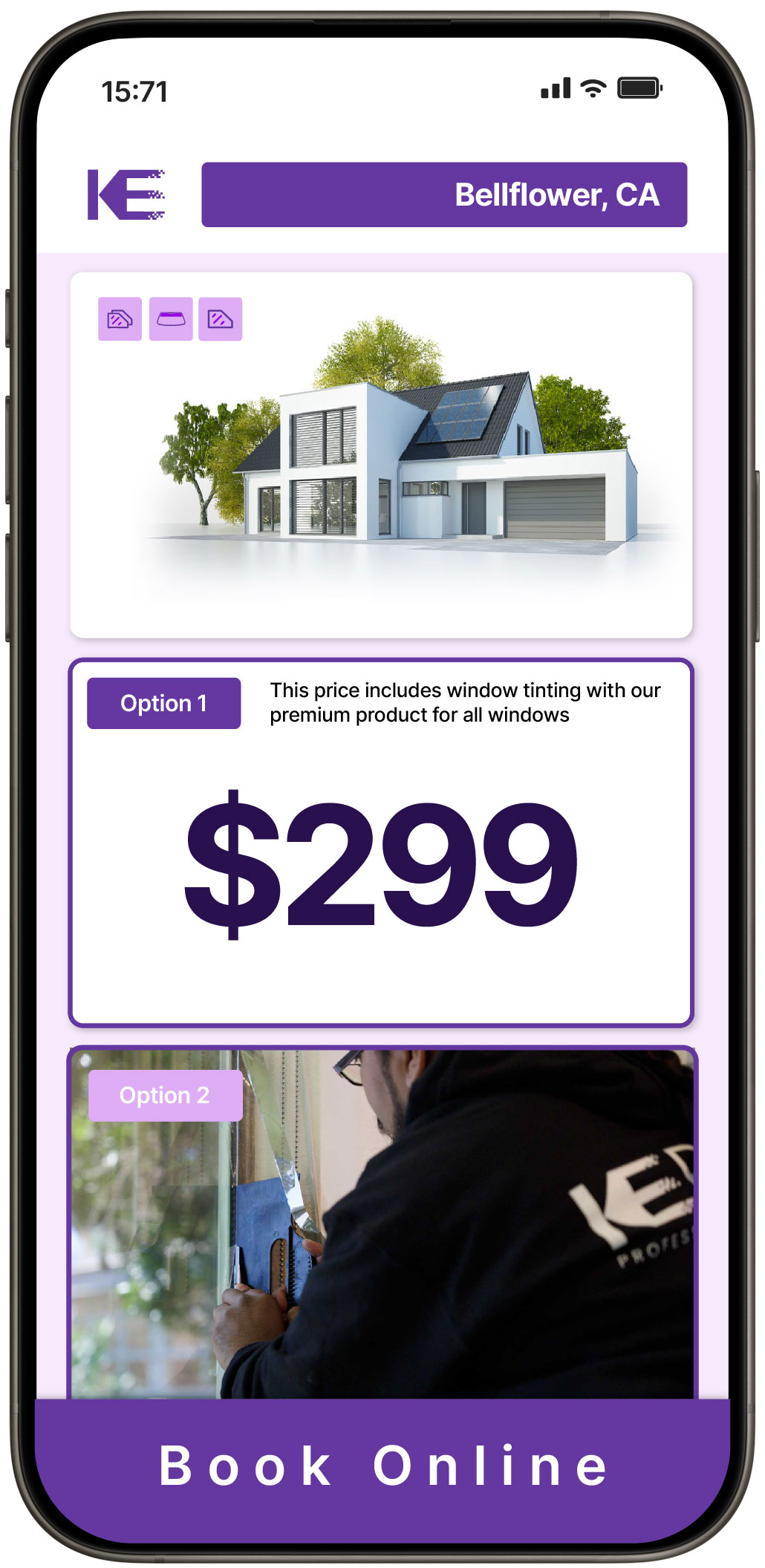View Competitive Home Window Tinting Costs in Bellflower, California