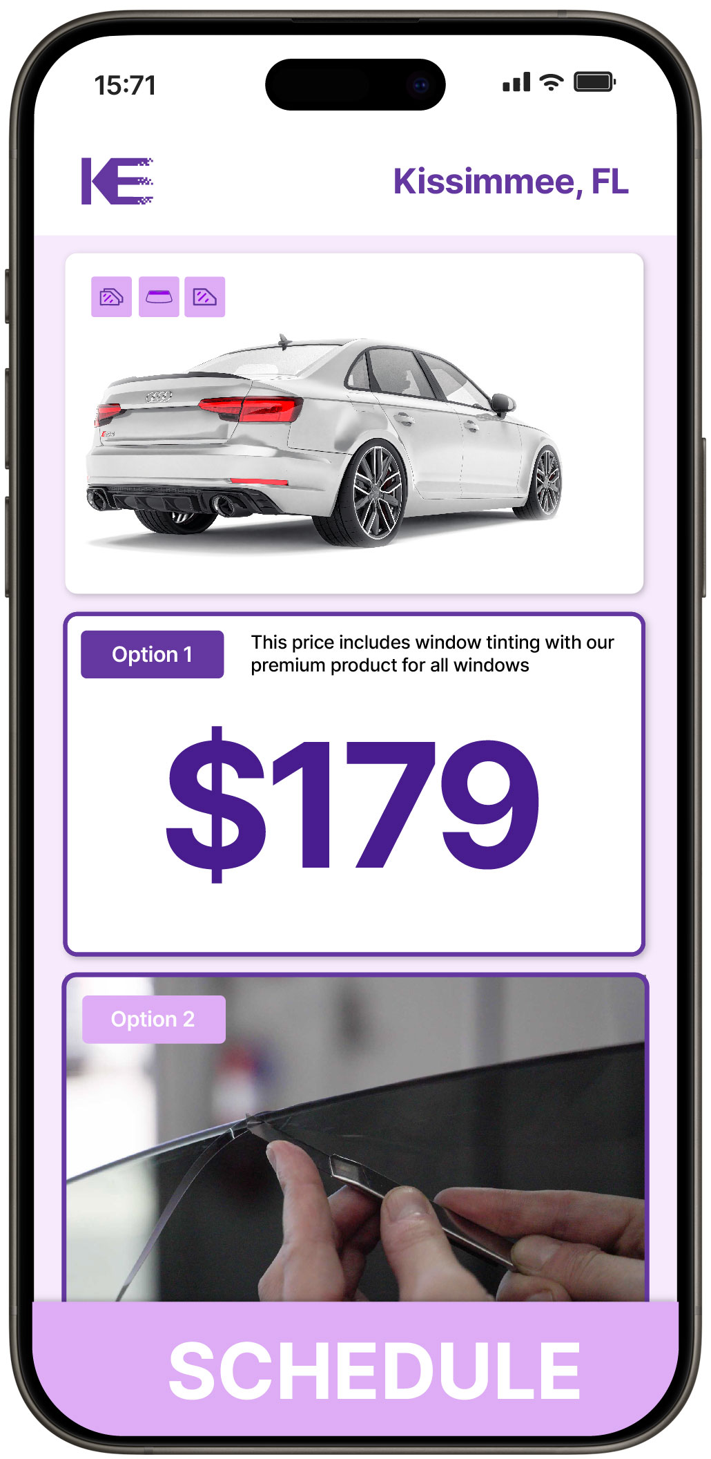 View Competitive Car Window Tinting Rates in Kissimmee, Florida