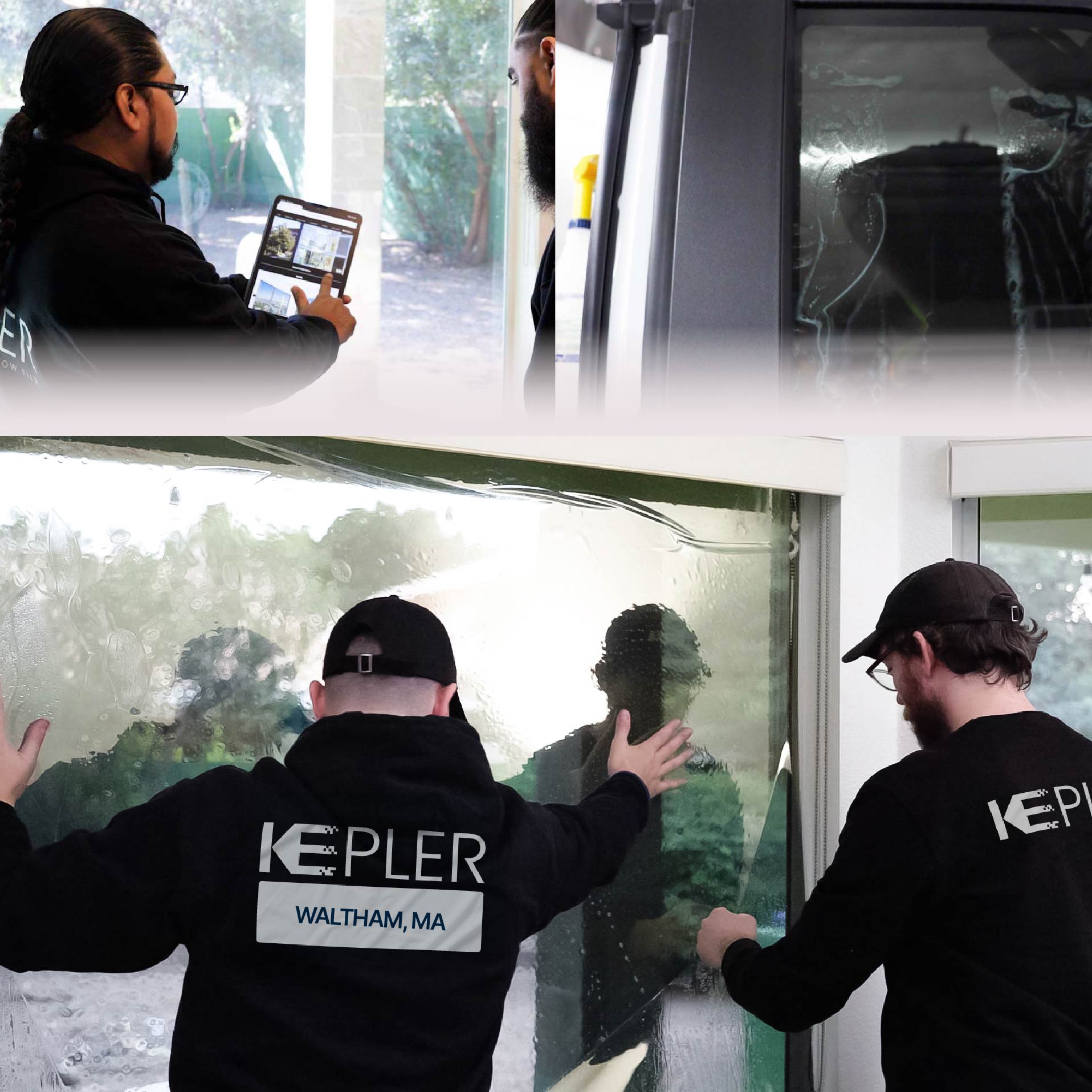 Kepler Specialist Performing Commercial Window Tinting in Waltham Waltham