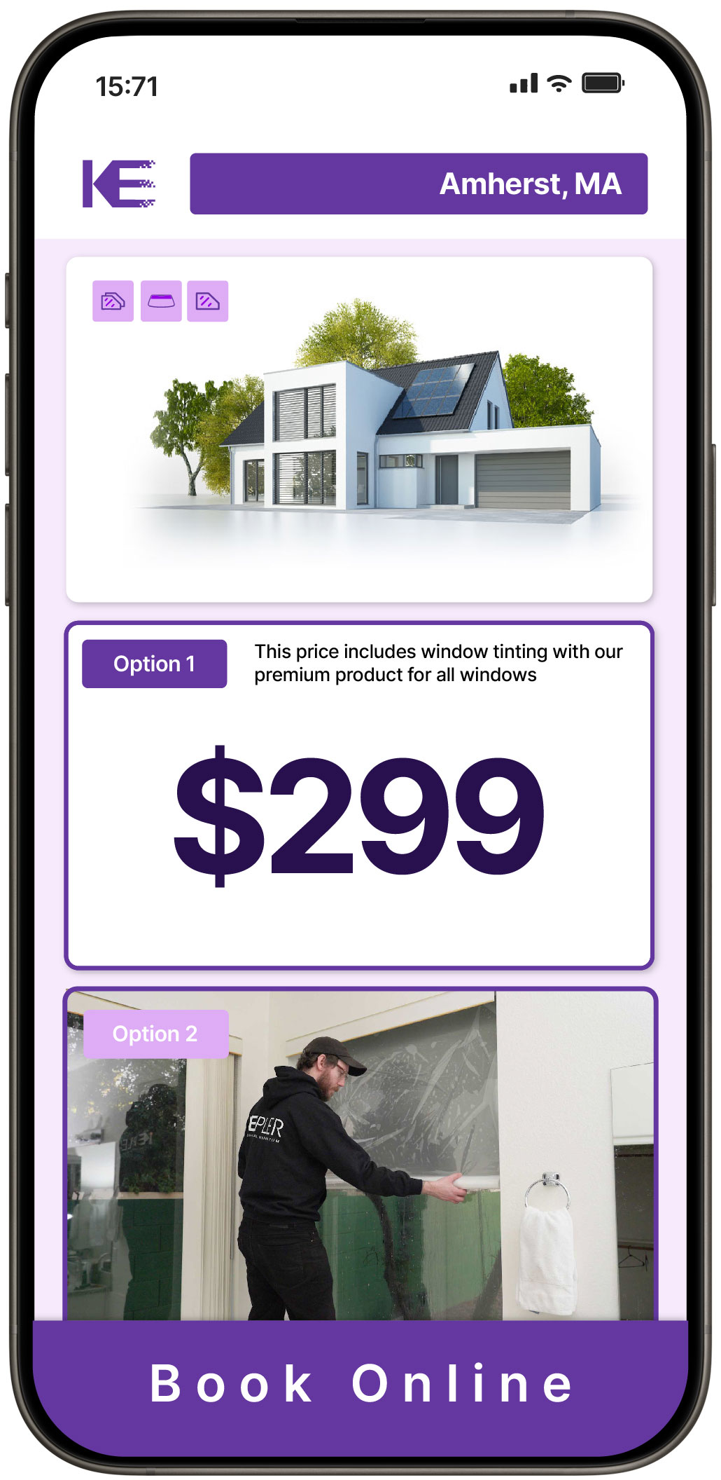 View Reasonable Home Window Tinting Costs in Amherst, Massachusetts
