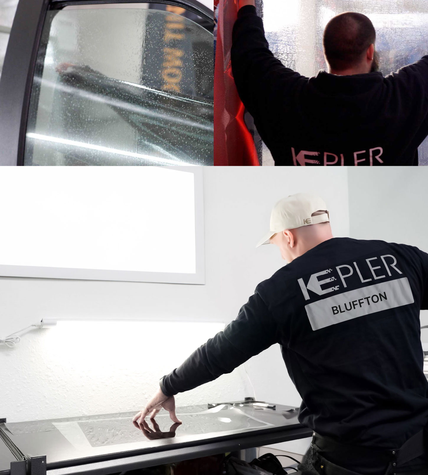Window Tinting Specialist Cutting Film in Bluffton, South Carolina
