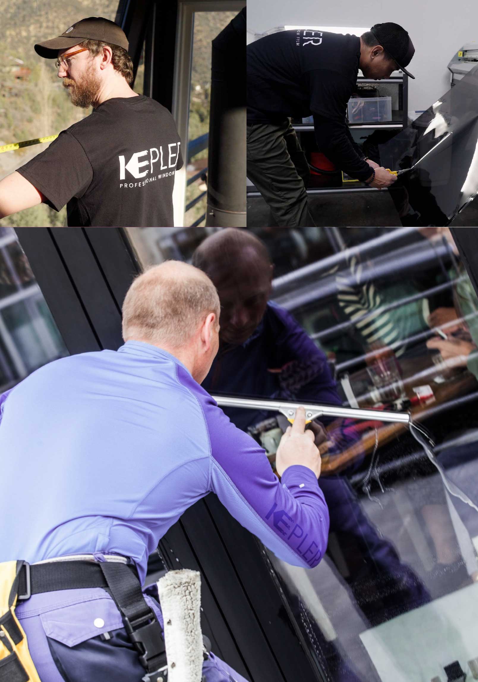 Kepler Professional Applying Anti-Graffiti Window Film to a San Juan Capistrano Shop Front