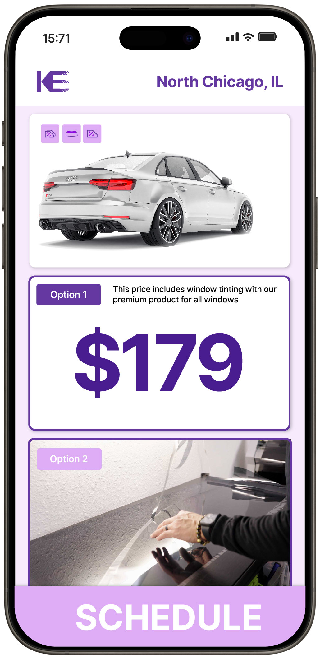 View Reasonable Car Window Tinting Prices in North Chicago, Illinois