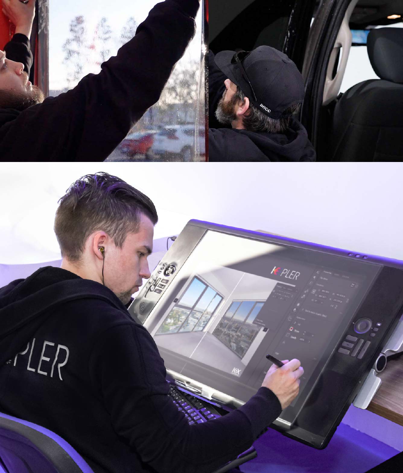 Kepler Specialist Performing Commercial Window Tinting in Kent Kent