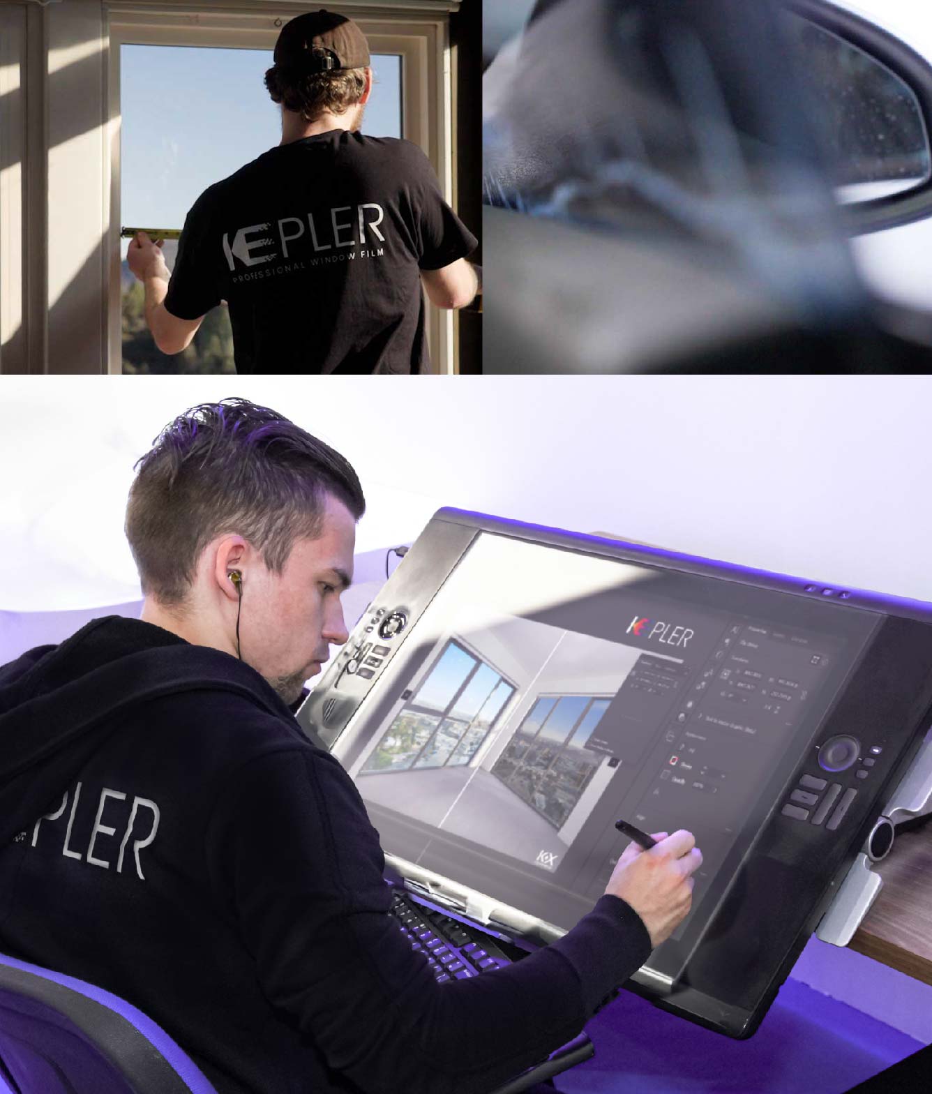 Kepler Specialist Performing Commercial Window Tinting in Macon Macon