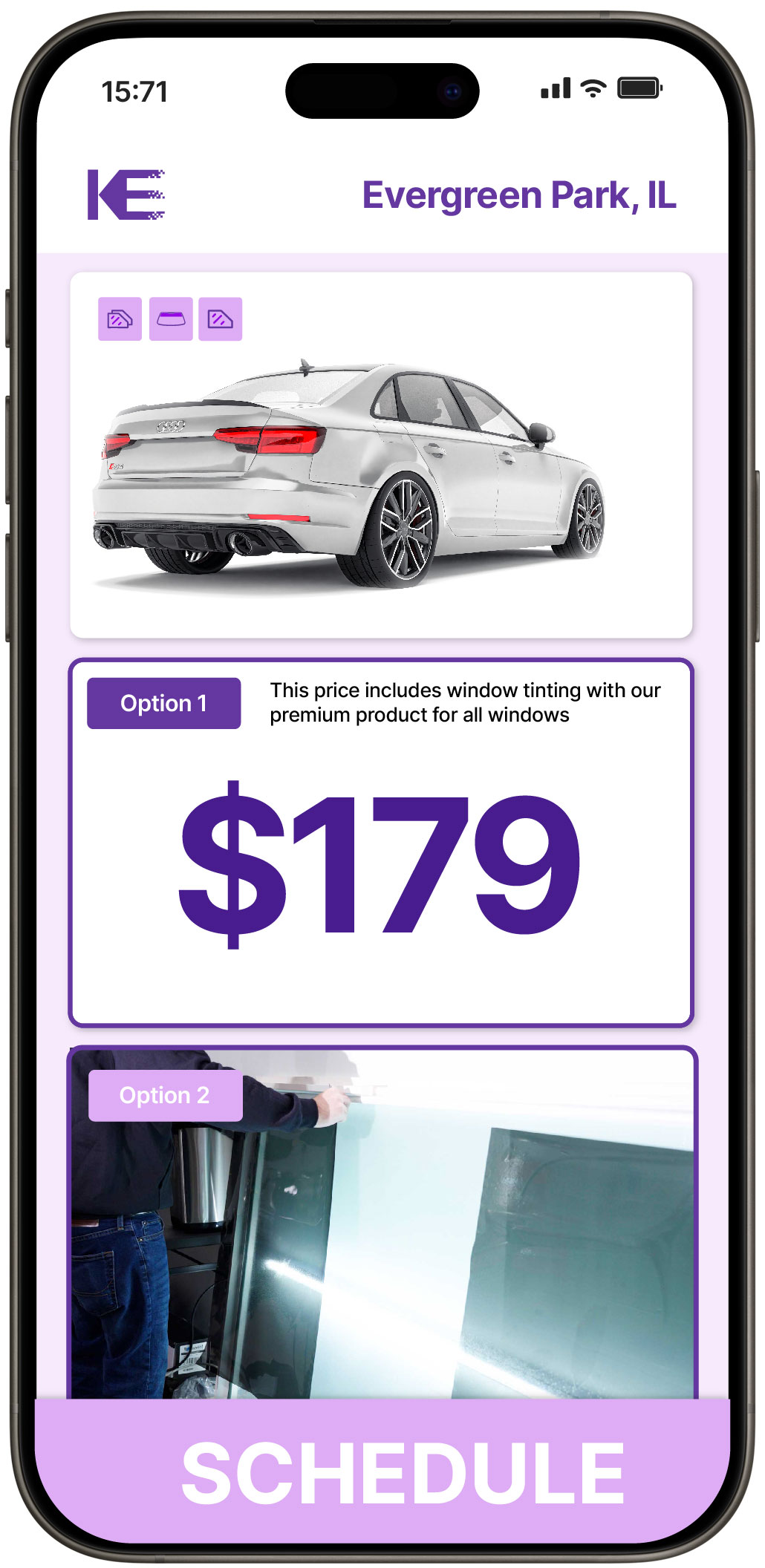 View Reasonable Car Window Tinting Costs in Evergreen Park, Illinois