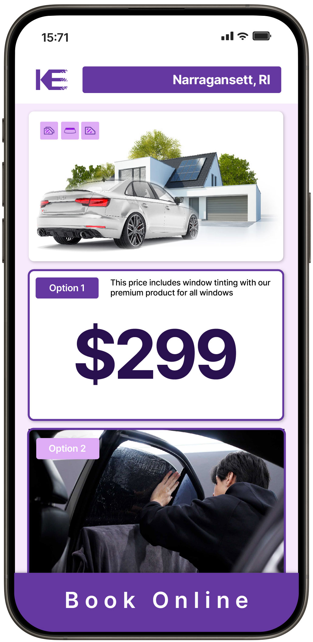 View Competitive Window Tinting Prices in Narragansett, Rhode Island