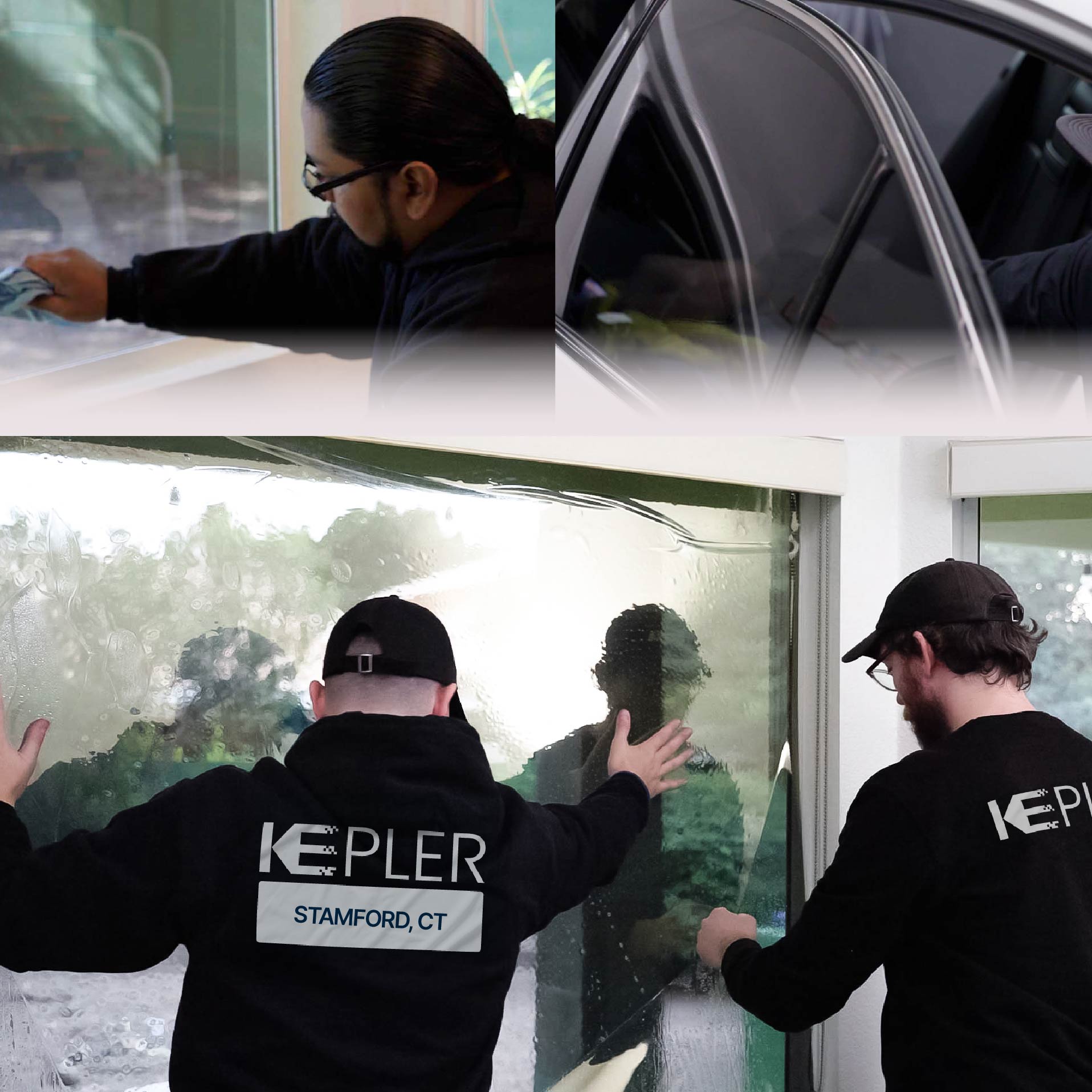 Kepler Specialist Performing Commercial Window Tinting in Stamford Stamford
