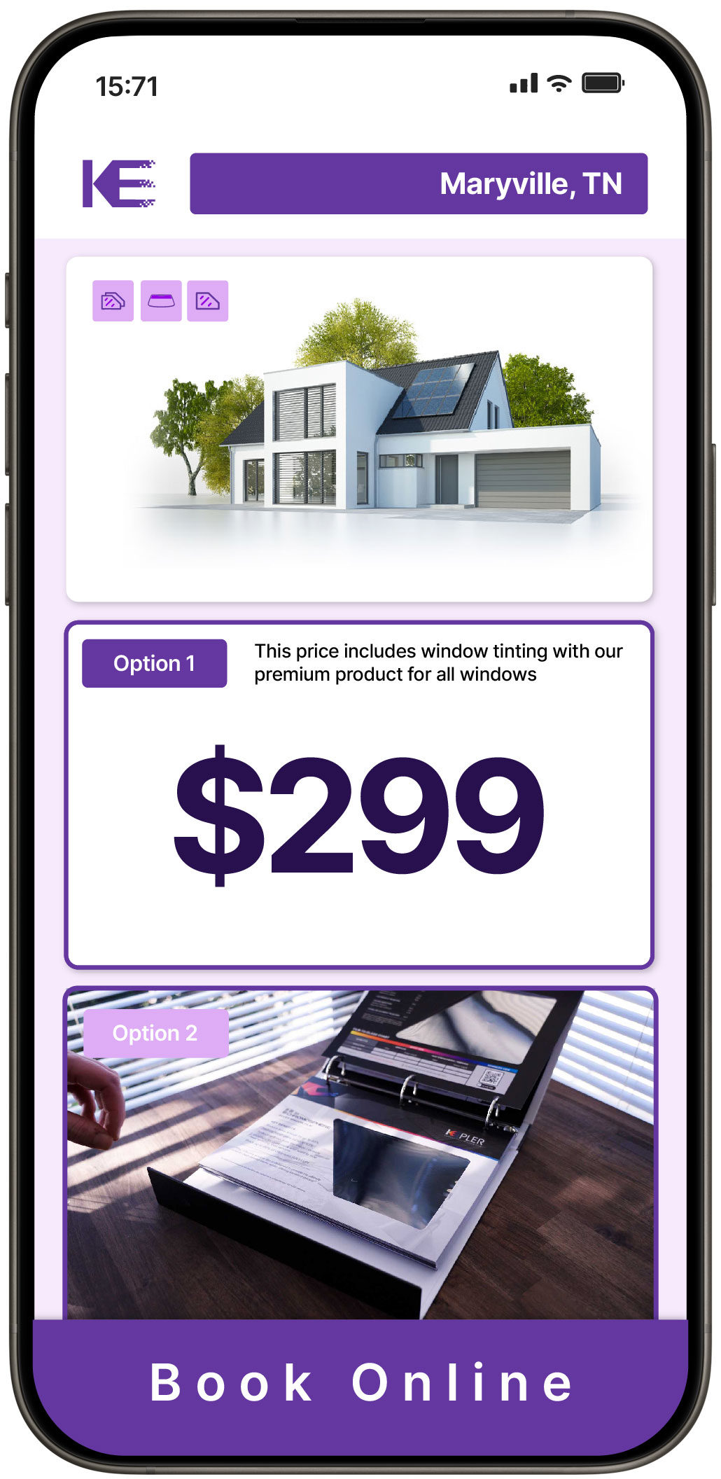 View Competitive Home Window Tinting Rates in Maryville, Tennessee