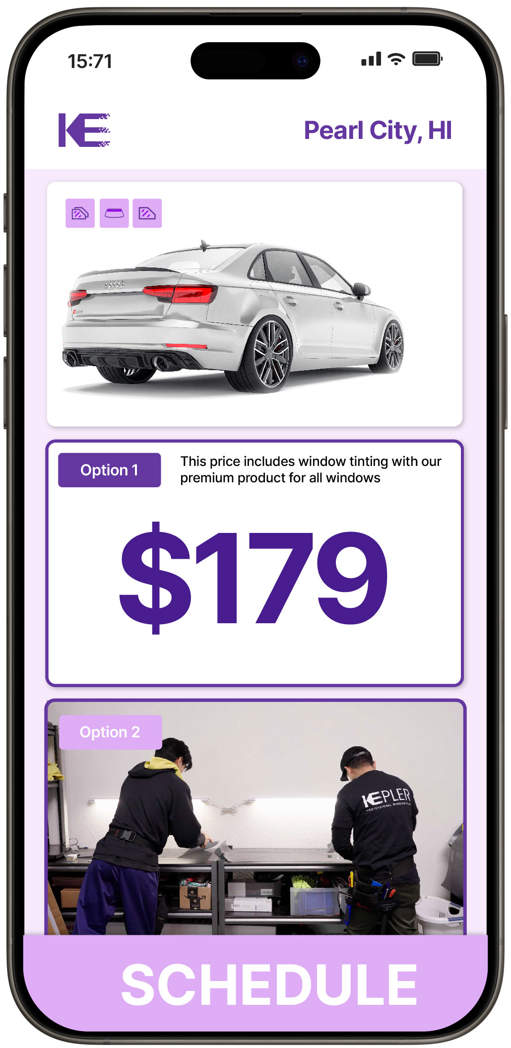 View Reasonable Car Window Tinting Prices in Pearl City, Hawaii