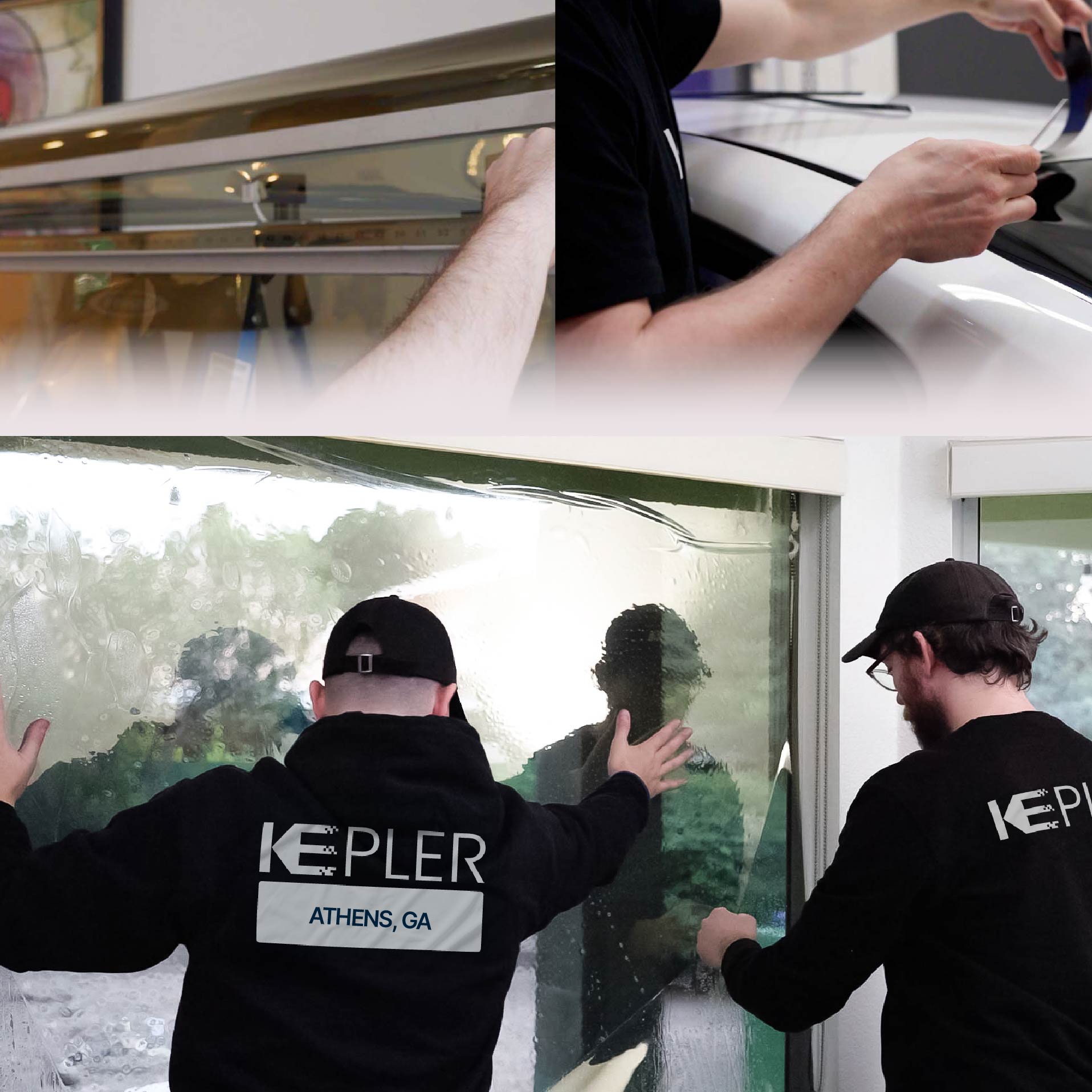 Kepler Specialist Performing Commercial Window Tinting in Athens Athens