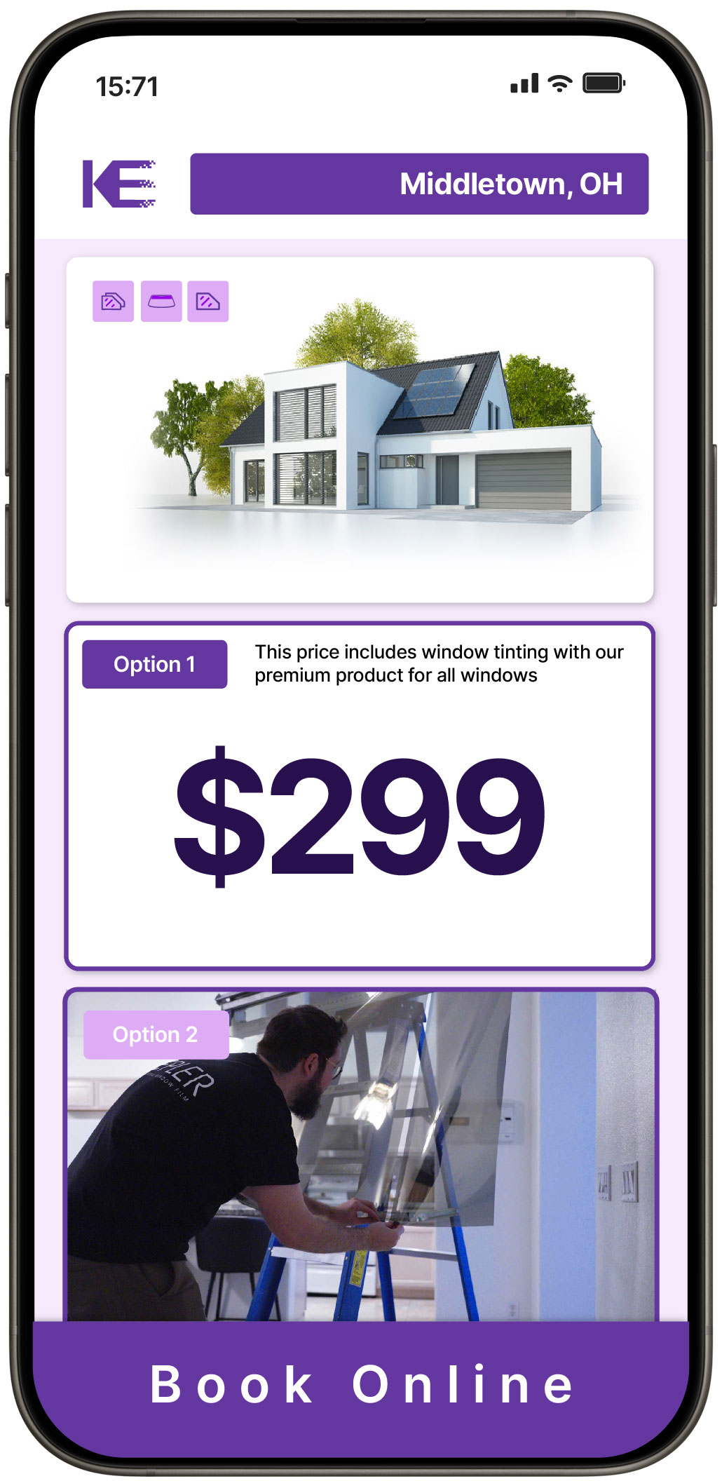 View Competitive Home Window Tinting Rates in Middletown, Ohio