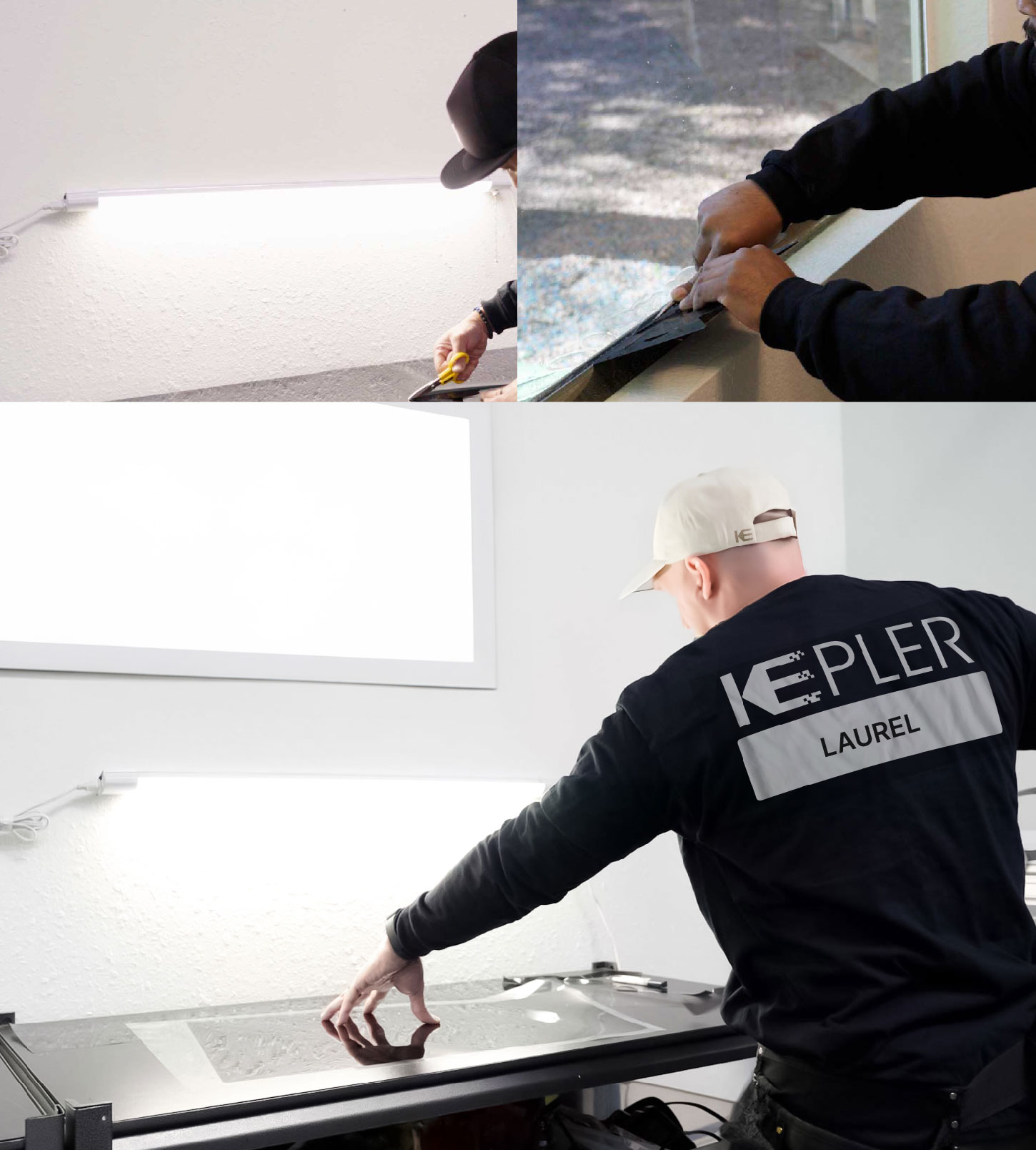 Window Tinting Specialist Cutting Film in Laurel, Mississippi
