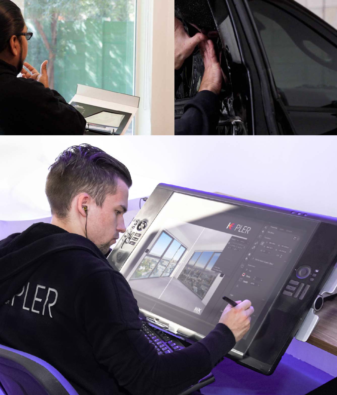 Kepler Specialist Performing Commercial Window Tinting in Cambridge Cambridge