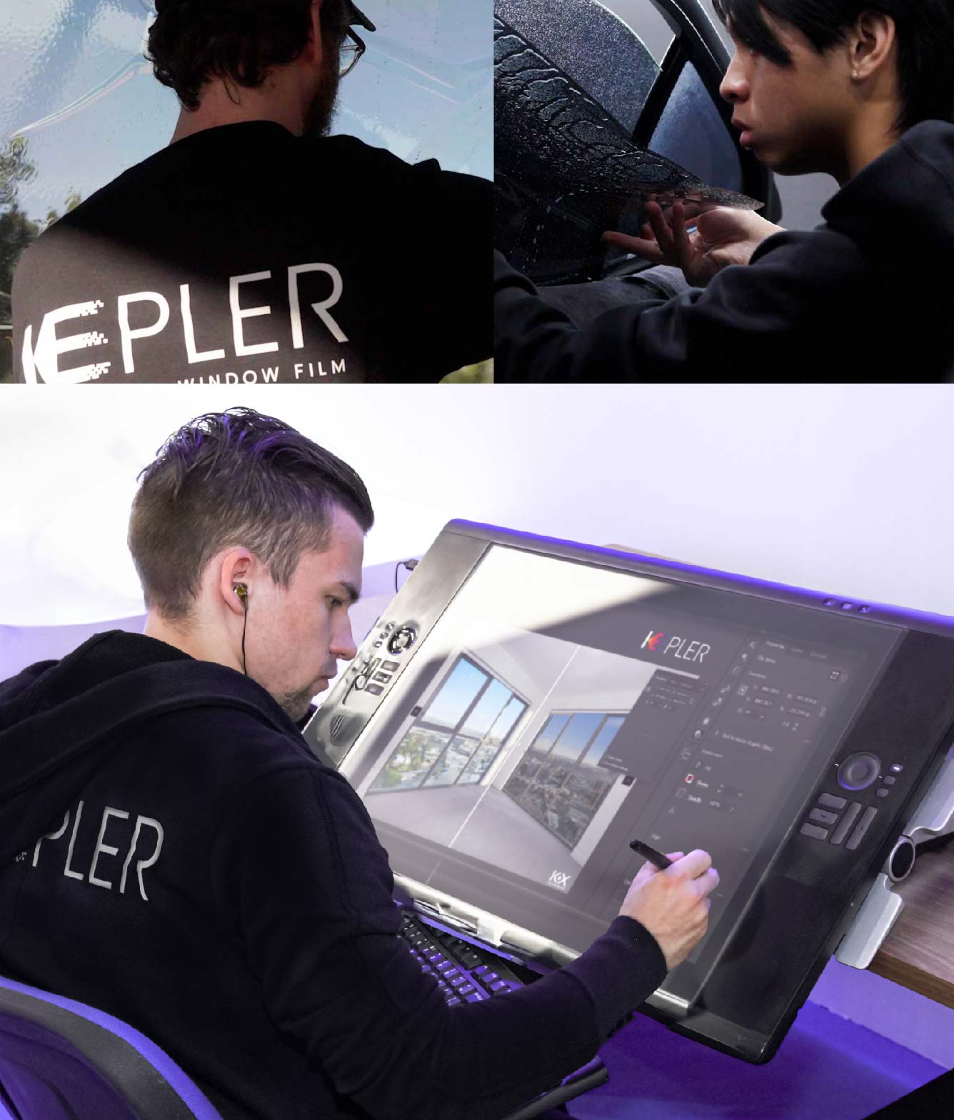 Kepler Specialist Performing Commercial Window Tinting in Johnson City Johnson City