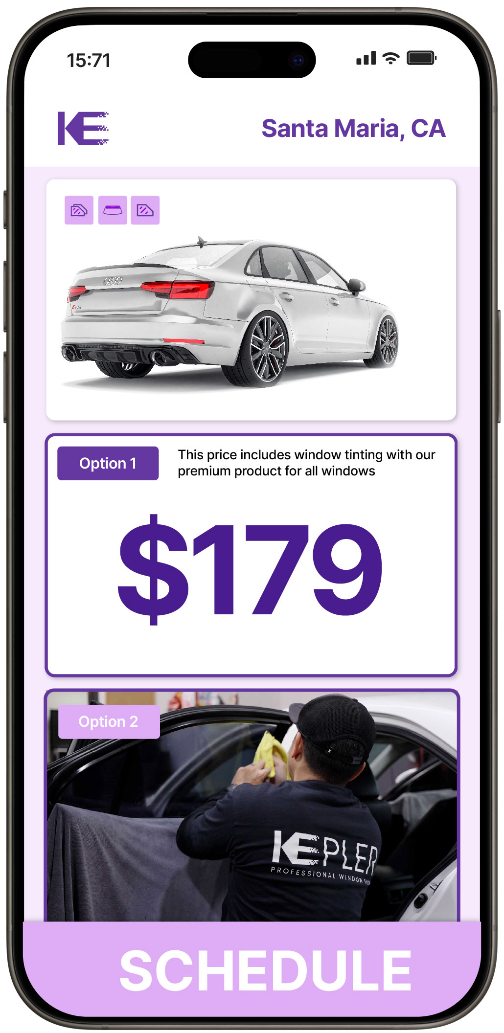 View Reasonable Car Window Tinting Prices in Santa Maria, California