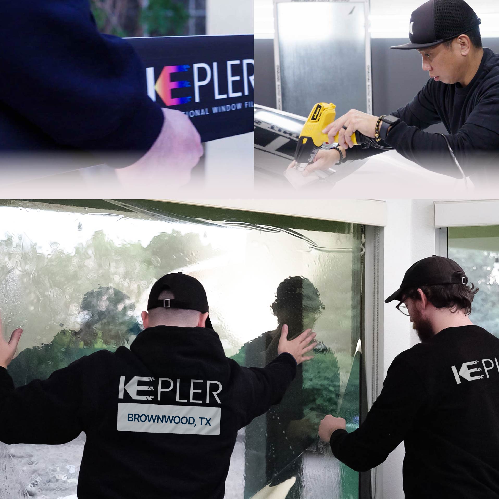 Kepler Specialist Performing Commercial Window Tinting in Brownwood Brownwood