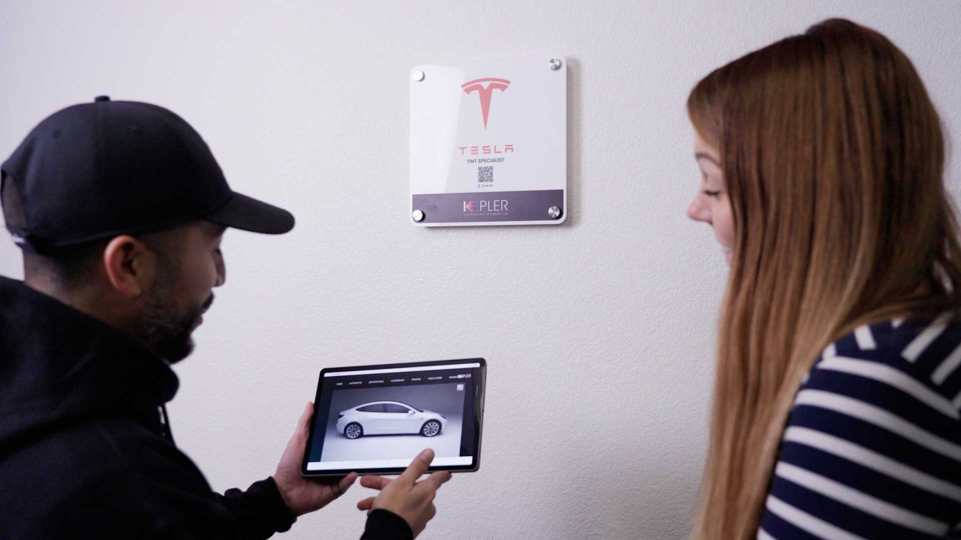Professional TESLA Glass Tinting Consultation in La Porte