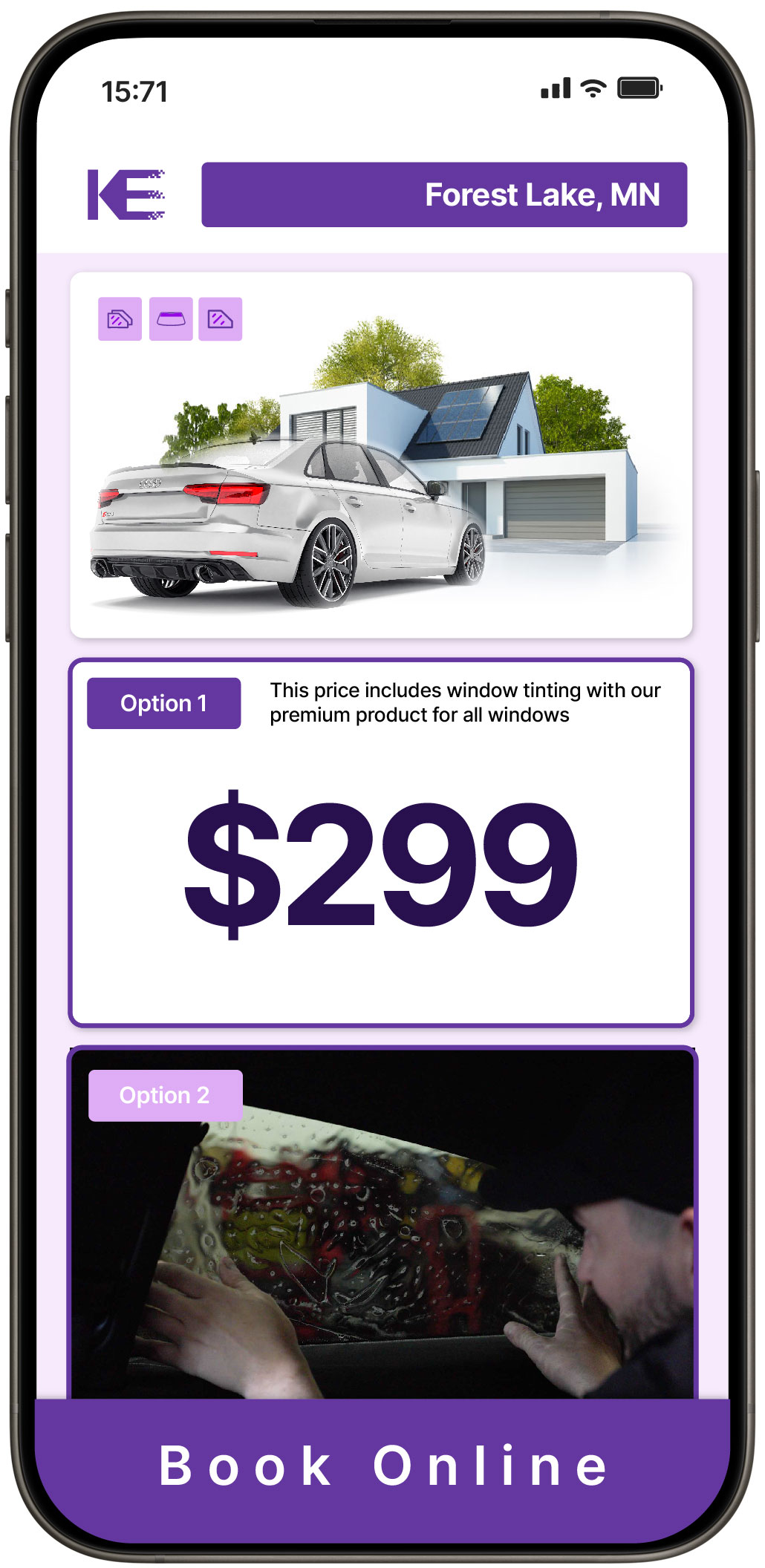 View Competitive Window Tinting Prices in Forest Lake, Minnesota