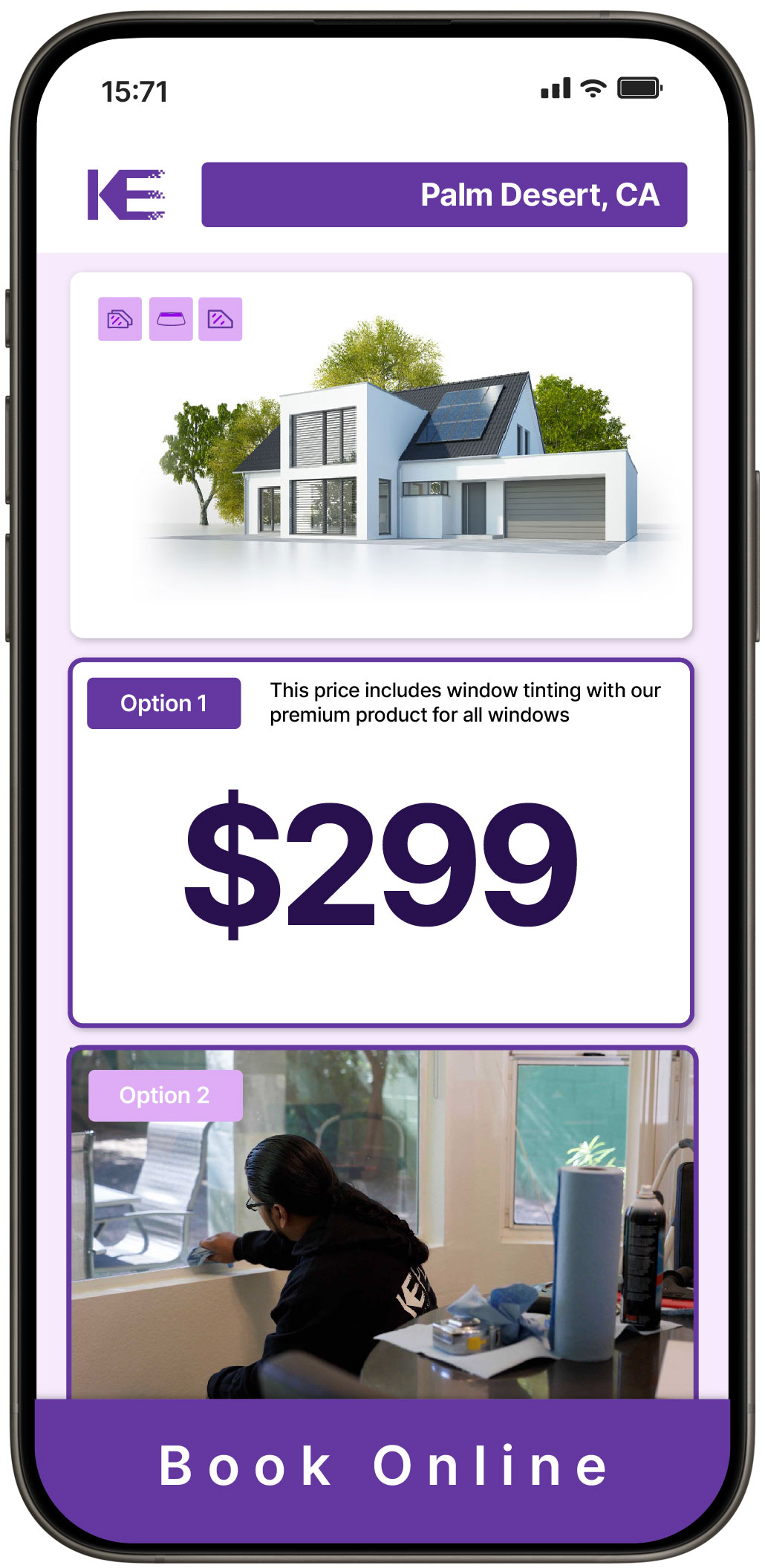 View Reasonable Home Window Tinting Rates in Palm Desert, California