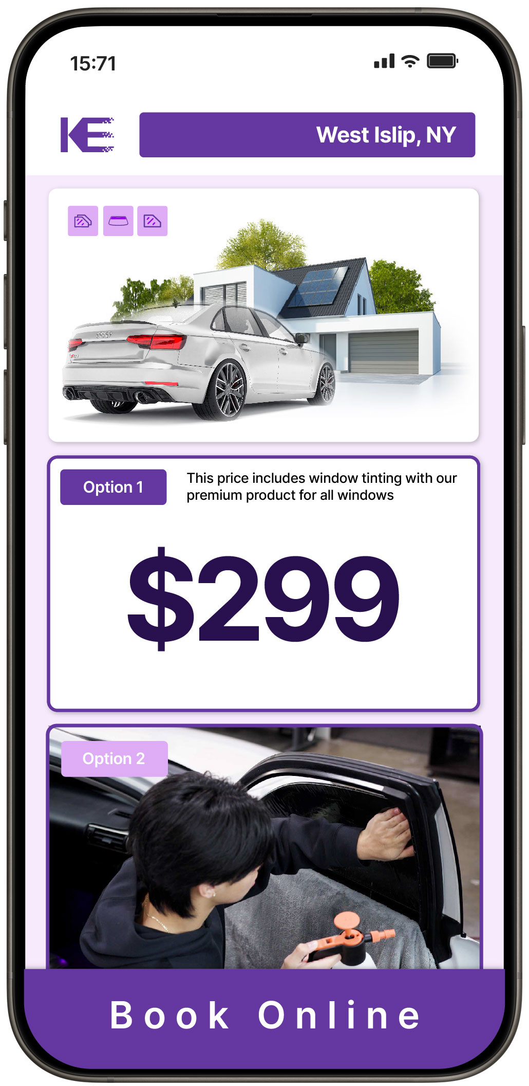 View Competitive Window Tinting Prices in West Islip, New York