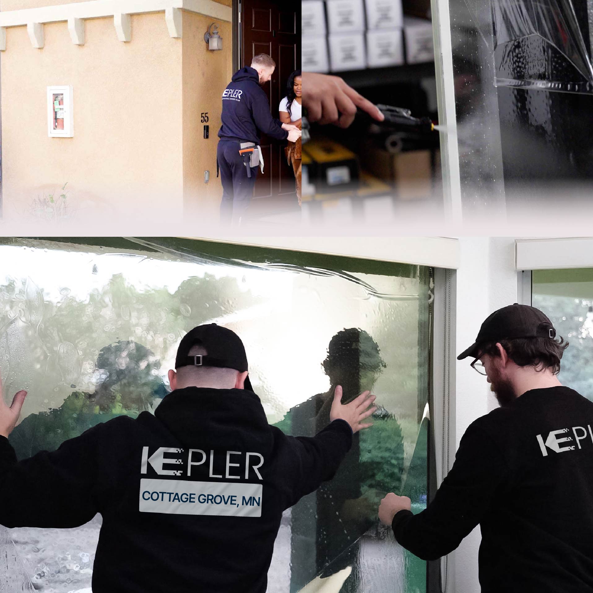 Kepler Specialist Performing Commercial Window Tinting in Cottage Grove Cottage Grove