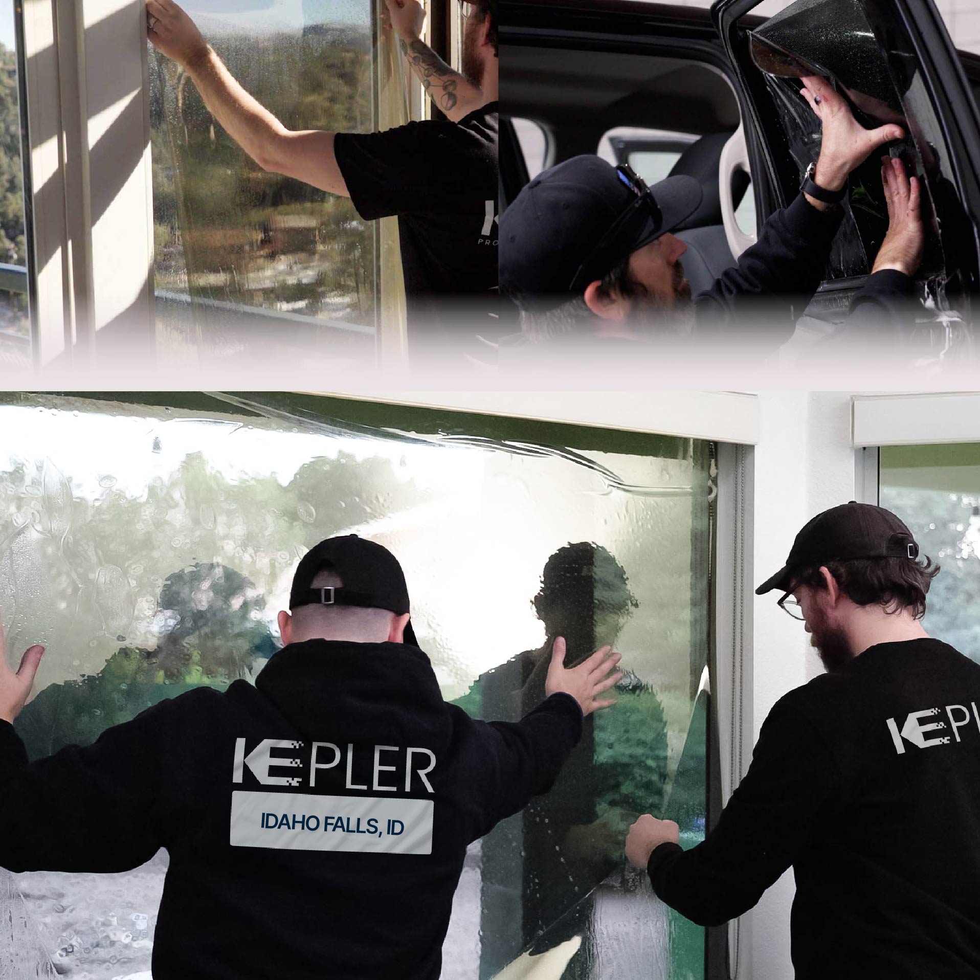 Kepler Specialist Performing Commercial Window Tinting in Idaho Falls Idaho Falls