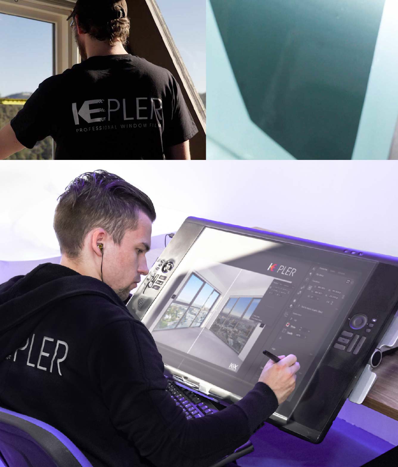 Kepler Specialist Performing Commercial Window Tinting in Angleton Angleton