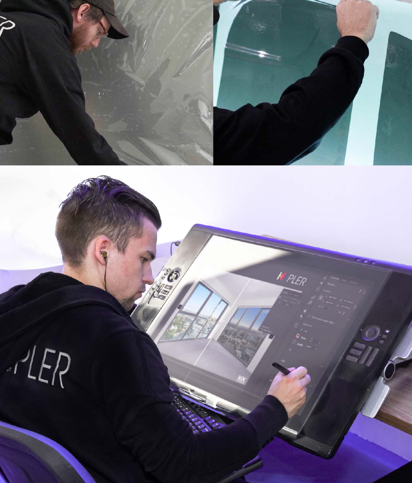 Kepler Specialist Performing Commercial Window Tinting in Niles Niles