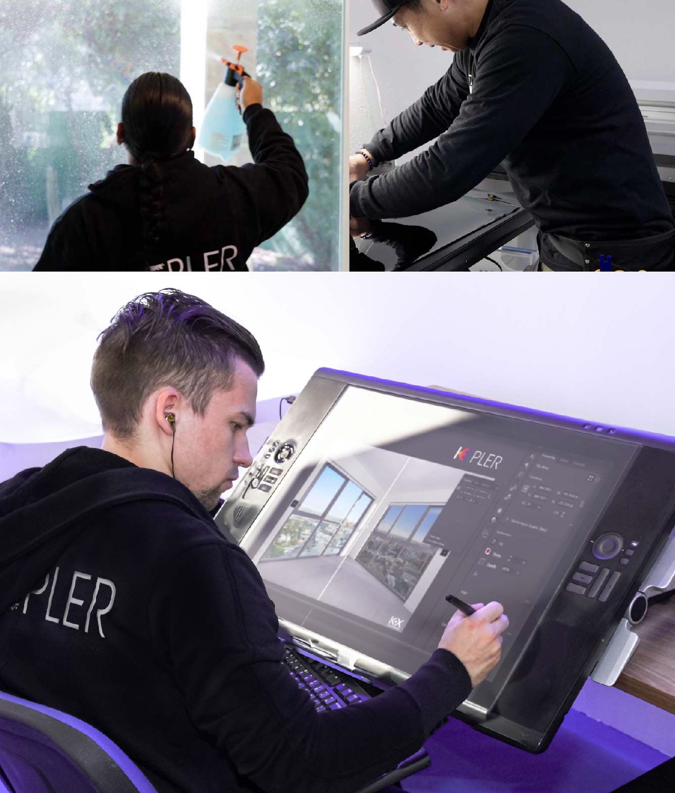 Kepler Specialist Performing Commercial Window Tinting in Novi Novi