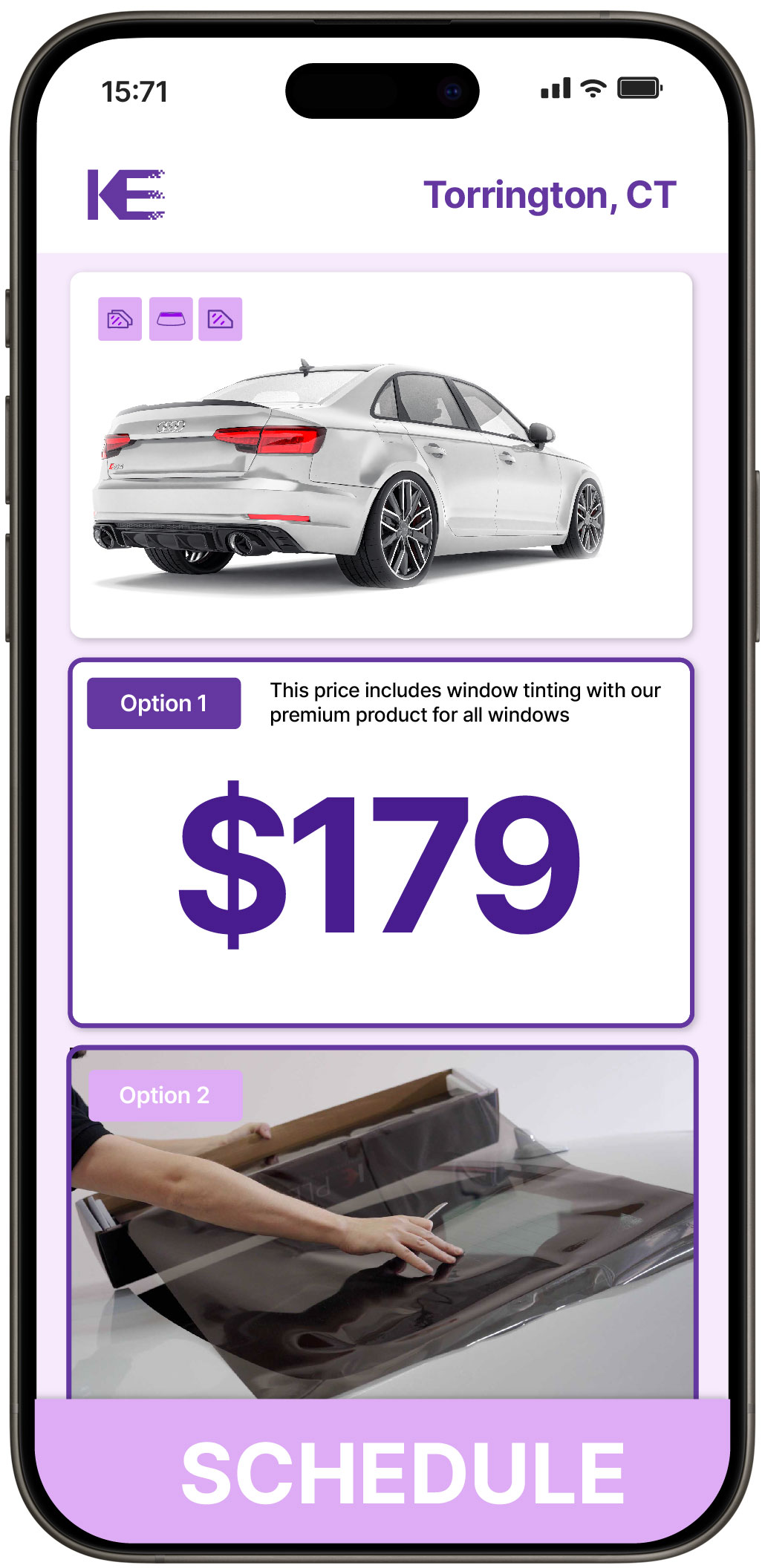 View Reasonable Car Window Tinting Rates in Torrington, Connecticut