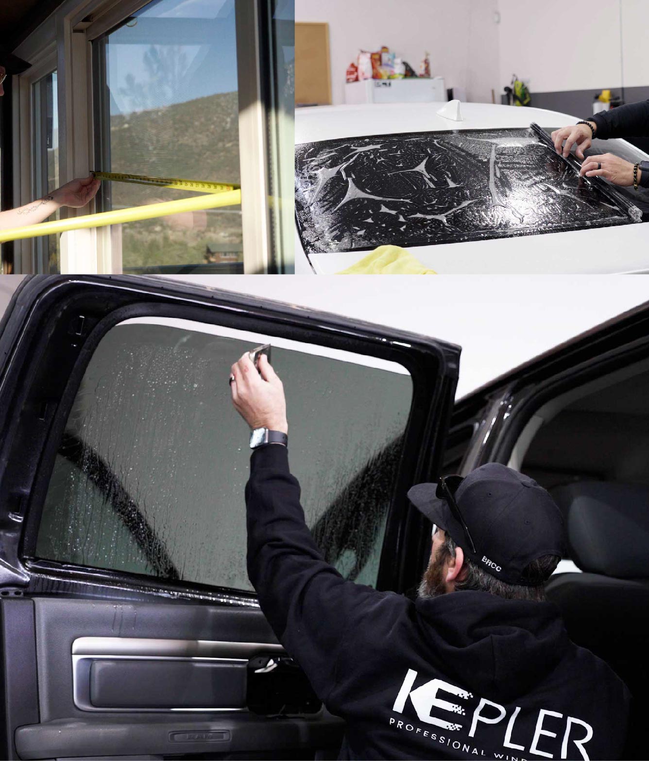Kepler Window Tinting Specialists at Work in East Lynn, West Virginia