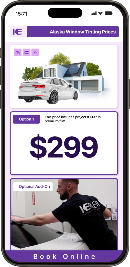 View Competitive Car Window Tinting Prices in Alaska