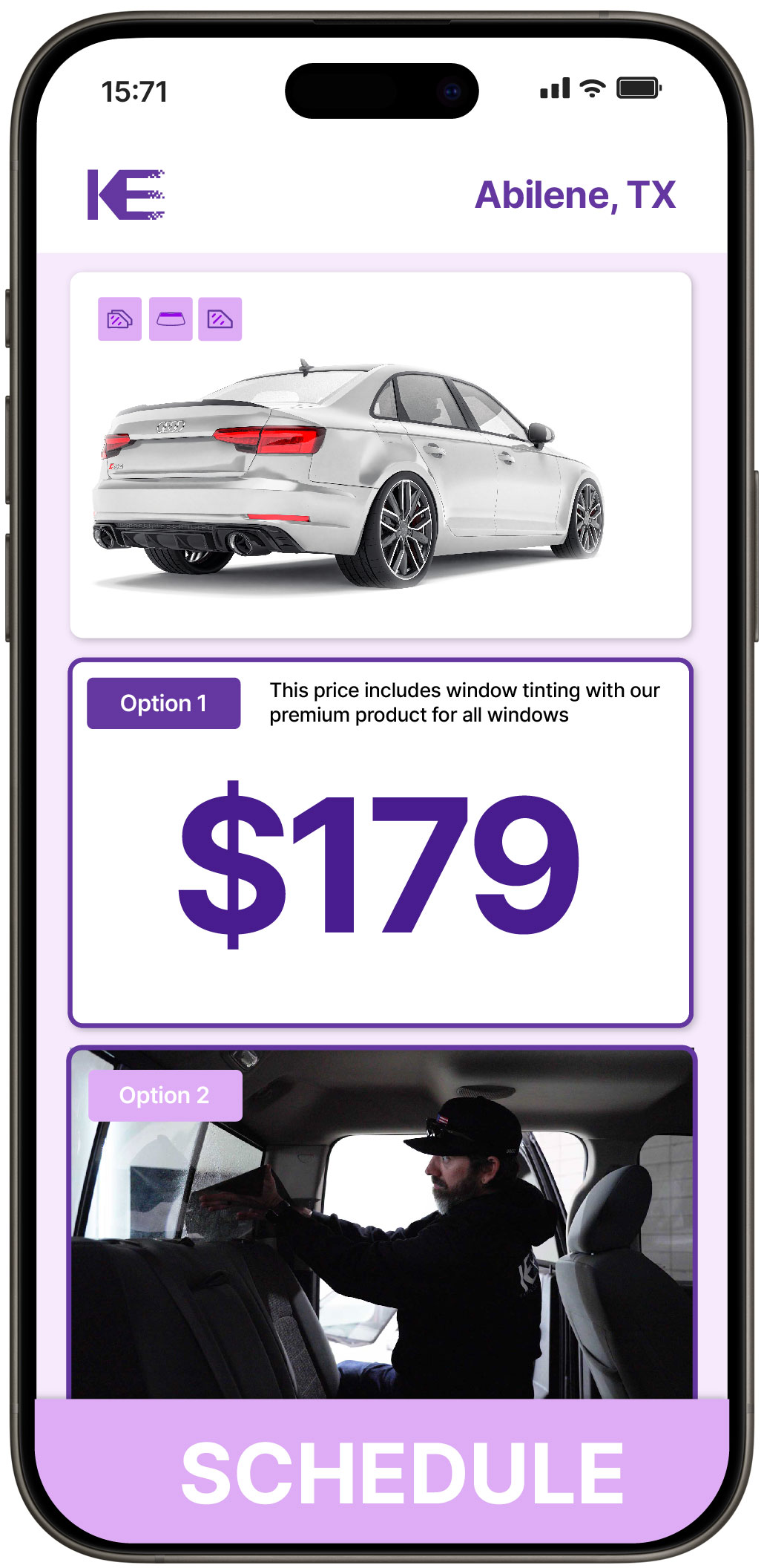 View Competitive Car Window Tinting Prices in Abilene, Texas