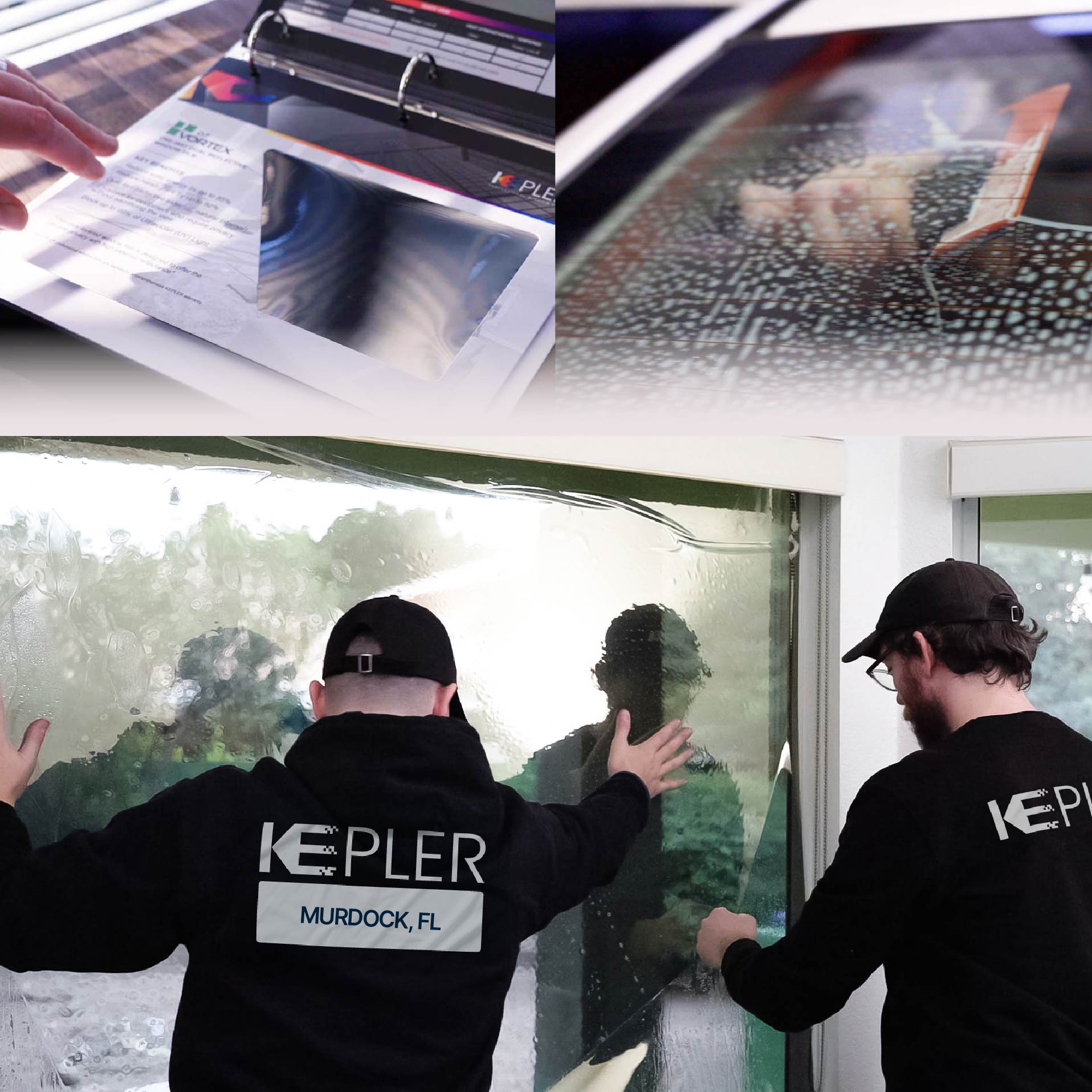 Kepler Specialist Performing Commercial Window Tinting in Murdock Murdock