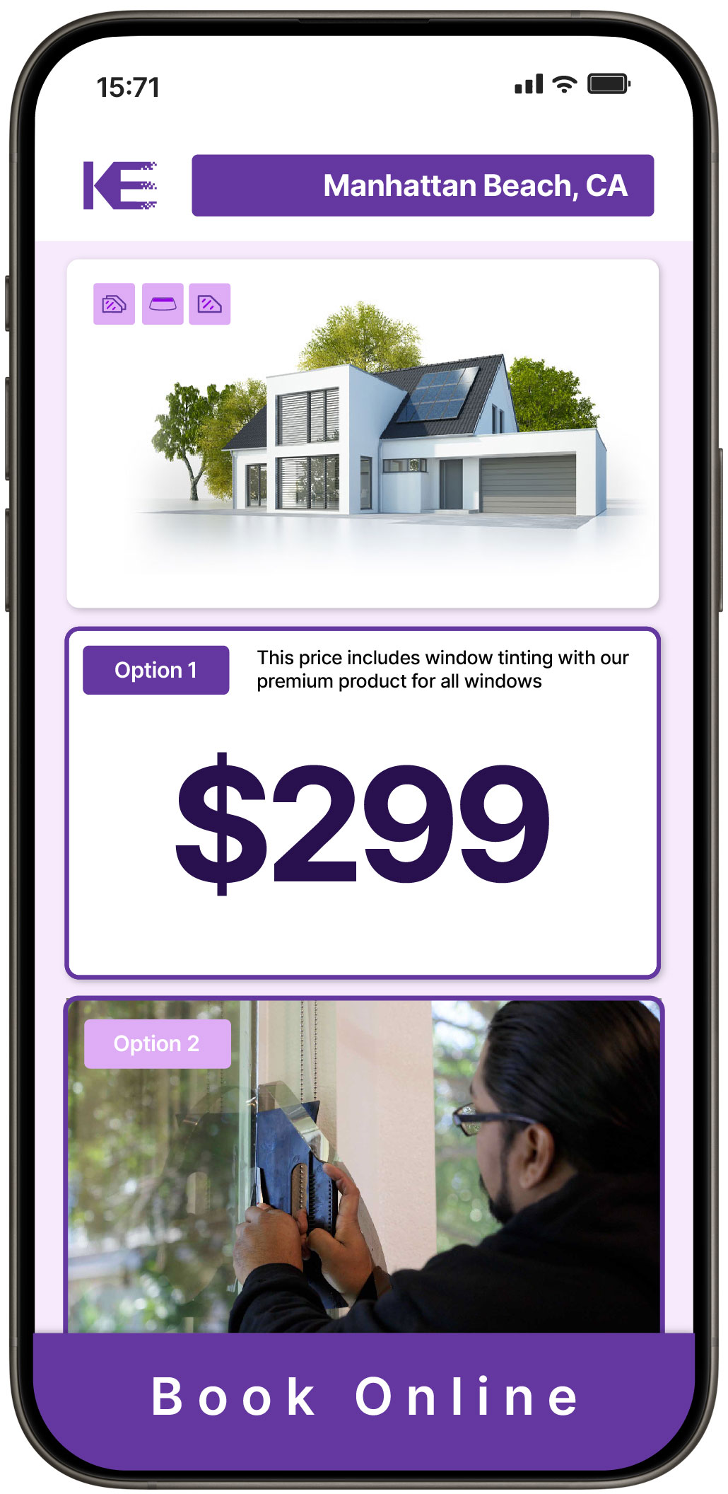 View Competitive Home Window Tinting Rates in Manhattan Beach, California