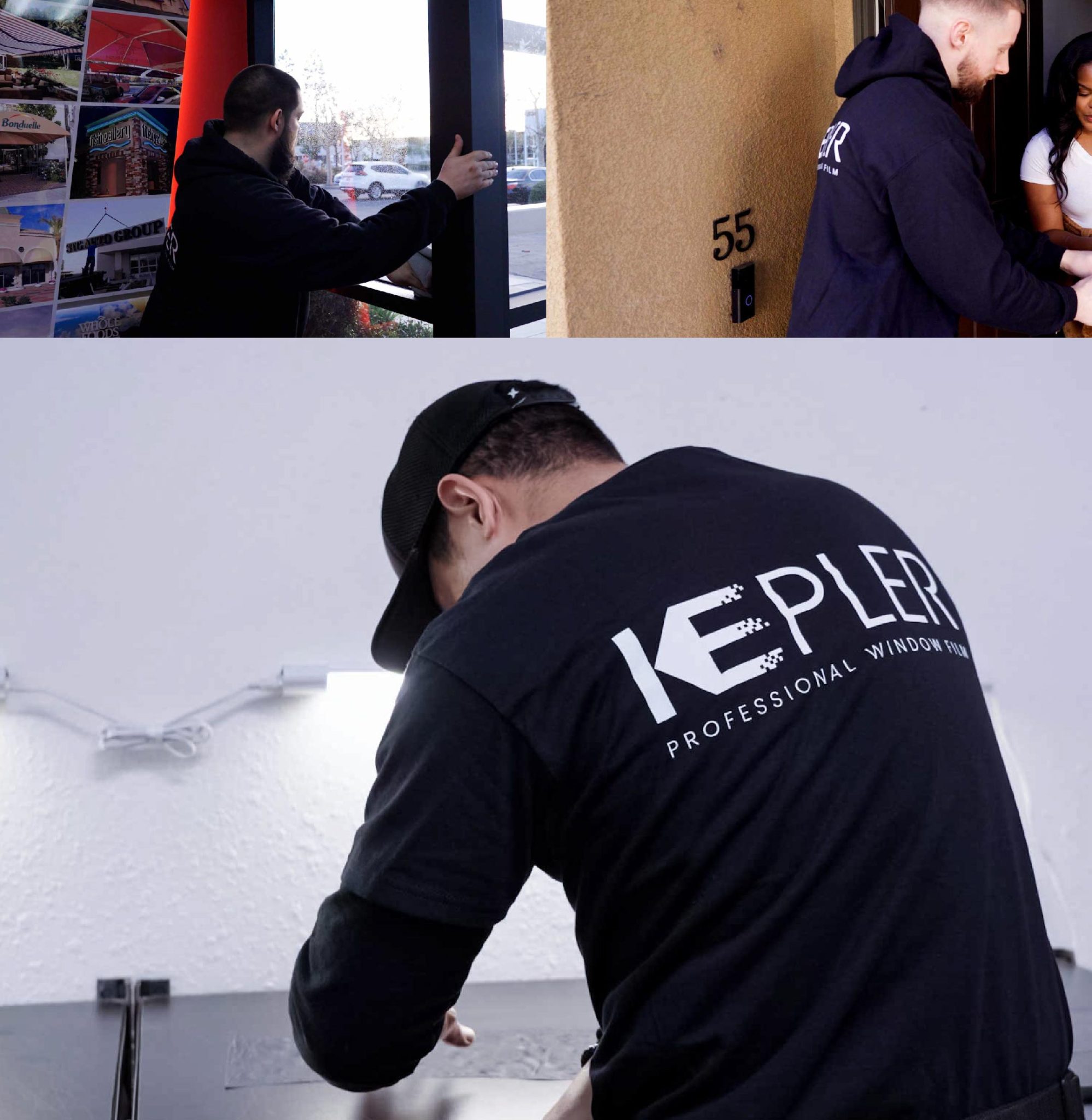 Kepler Specialist Installing Security Window Film in Maine