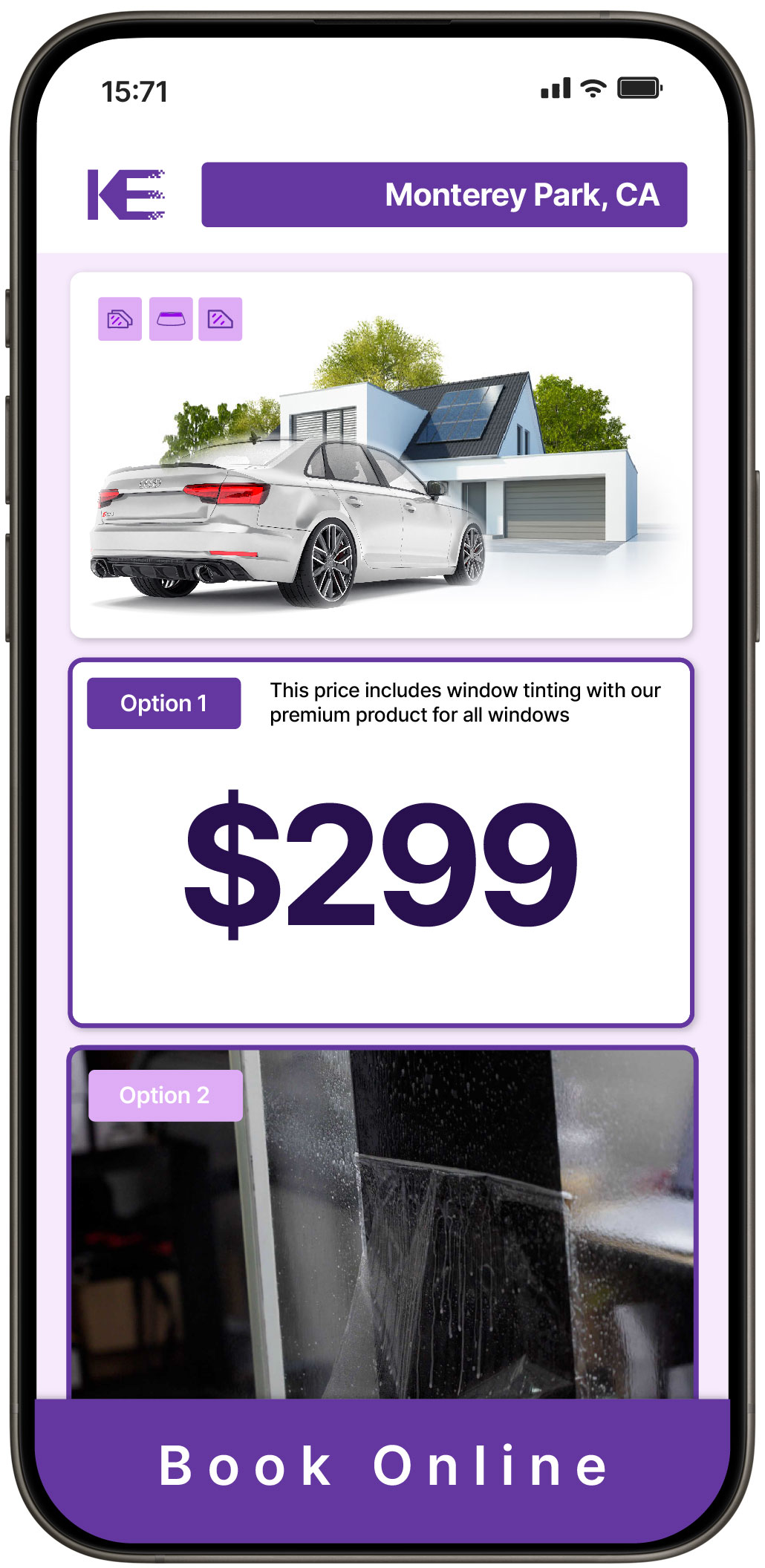 View Reasonable Tesla Window Tinting Rates in Salinas, California