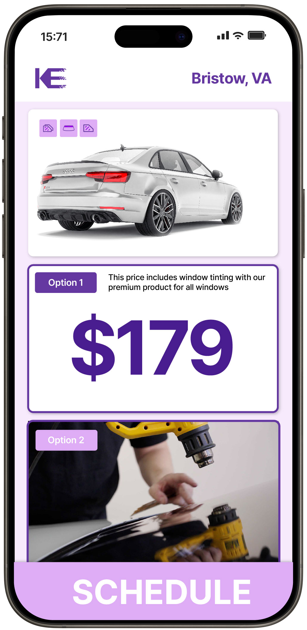 View Reasonable Car Window Tinting Prices in Bristow, Virginia