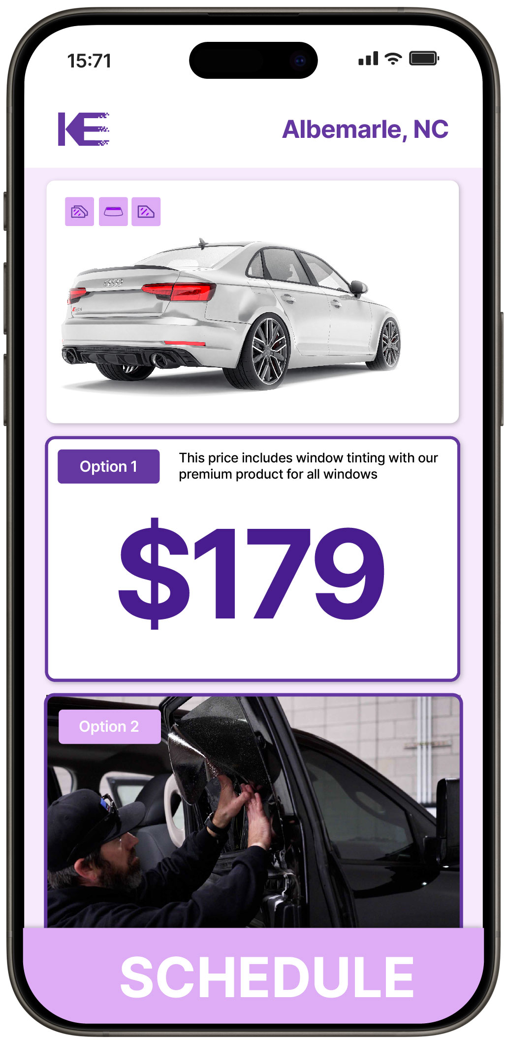 View Affordable Car Window Tinting Costs in Albemarle, North Carolina