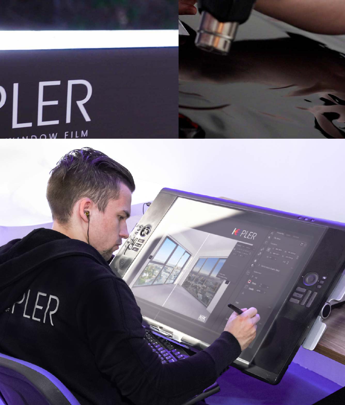 Kepler Specialist Performing Commercial Window Tinting in Mantua Mantua