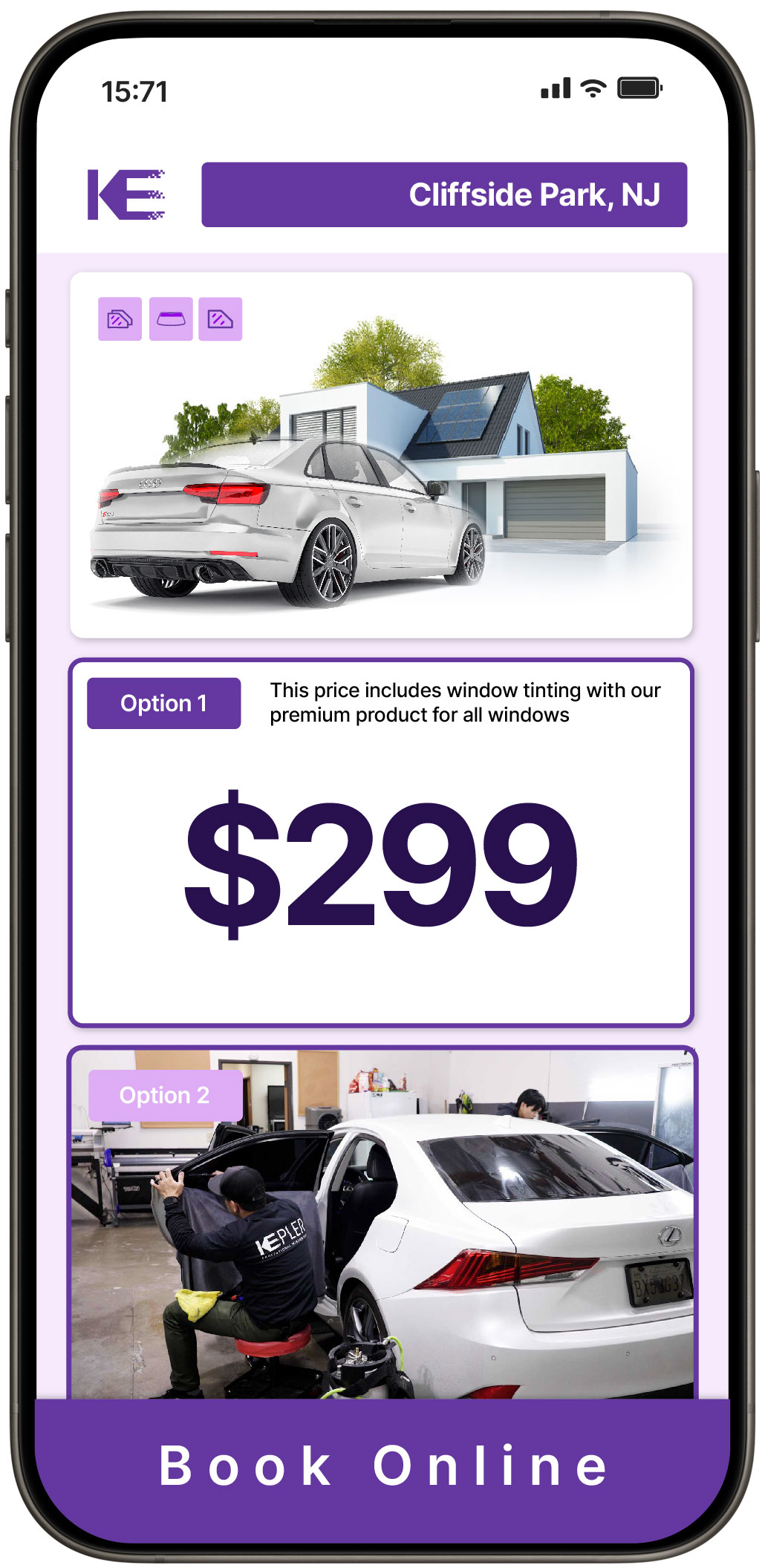 View Competitive Window Tinting Prices in Cliffside Park, New Jersey